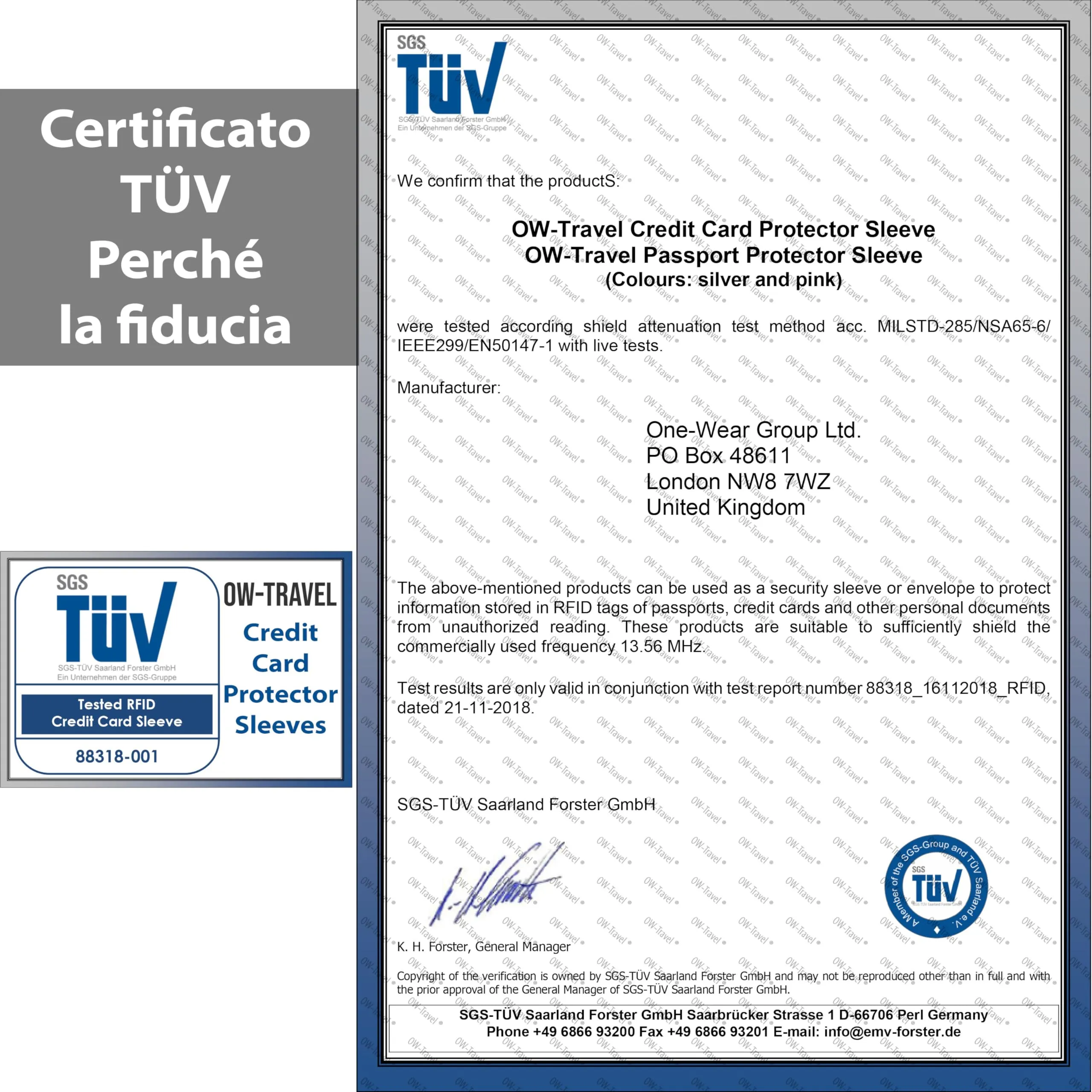 OW-Travel Custodie Blocco RFID per Carte di Credito e Bancomat, 10 Pezzi, Protezione NFC - immagine 3