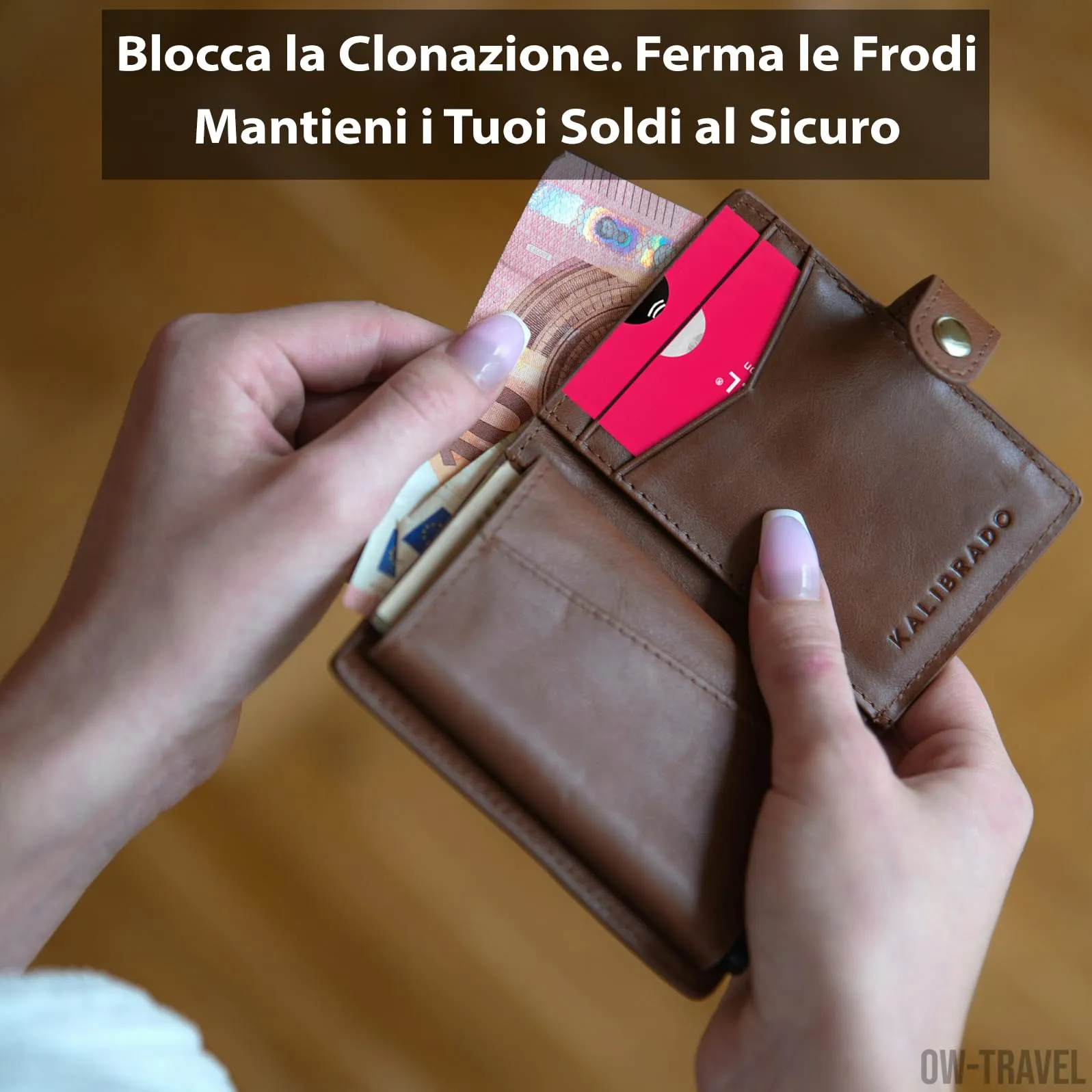 OW-Travel Custodie Blocco RFID per Carte di Credito e Bancomat, 10 Pezzi, Protezione NFC - immagine 4