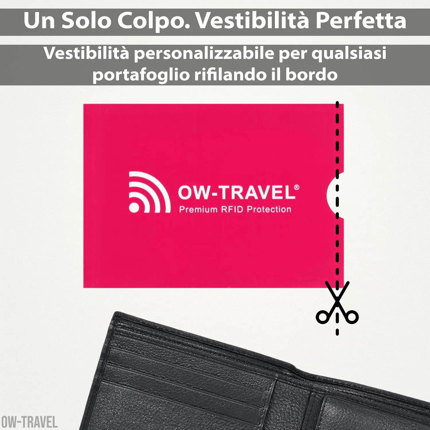 OW-Travel Custodie Blocco RFID per Carte di Credito e Bancomat, 10 Pezzi, Protezione NFC - immagine 8