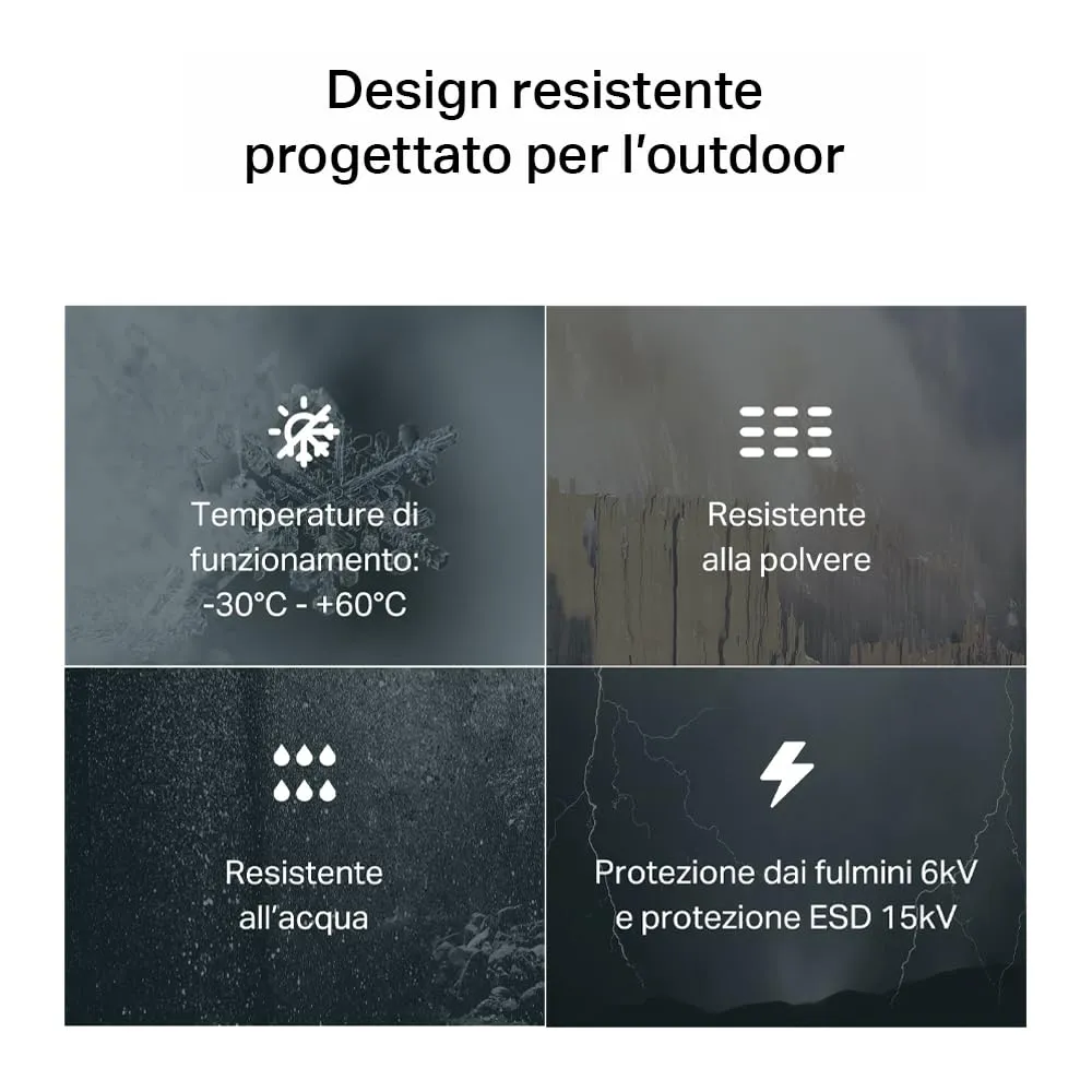 TP-Link Archer MR500-Outdoor 4G+ Router, WiFi AC1200 Dual Band, IP65 Waterproof, PoE/DC Support, OneMesh - immagine 6