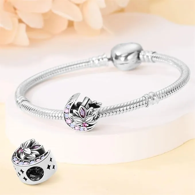 XWN Ciondolo in Argento Sterling 925 con Cubic Zirconia per Bracciali e Collane Europee - immagine 4
