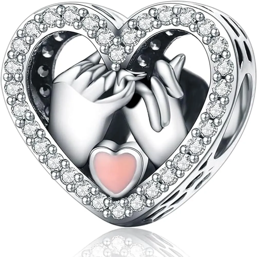 XWN Ciondolo in Argento Sterling 925 con Cubic Zirconia per Bracciali e Collane Europee - immagine 1