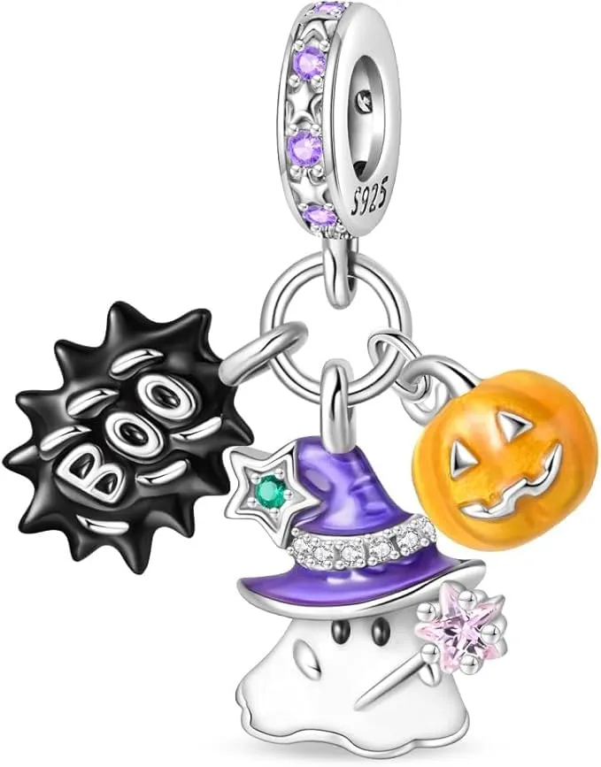 XWN Ciondolo in Argento Sterling 925 con Cubic Zirconia per Braccialetti e Collane Europee - immagine 1