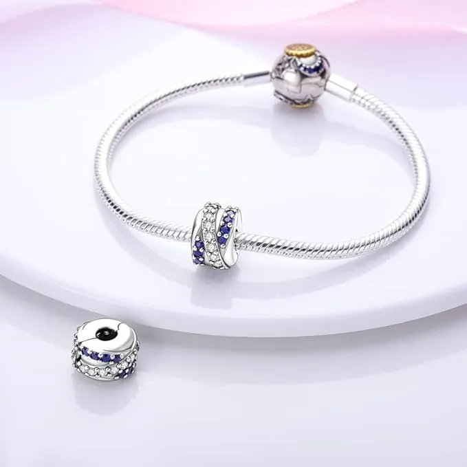 XWN Ciondolo in Argento Sterling 925 con Cubic Zirconia per Braccialetti e Collane Europee - immagine 3