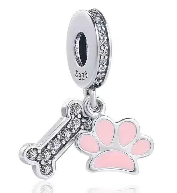 XWN Ciondolo in Argento Sterling 925 con Cubic Zirconia per Braccialetti Pandora e Collane Europee - immagine 1
