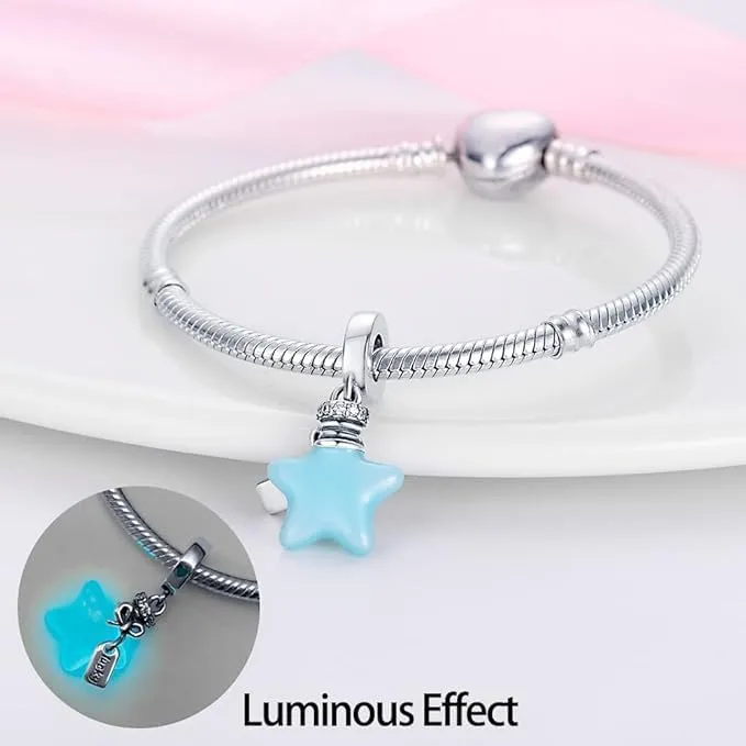 XWN Ciondolo in Argento Sterling 925 con Cubic Zirconia per Braccialetti e Collane europei - immagine 2