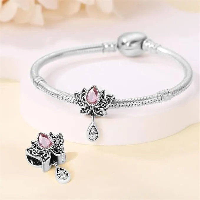 XWN Ciondolo in Argento Sterling 925 con Cubic Zirconia per Braccialetti e Collane Europee - immagine 3