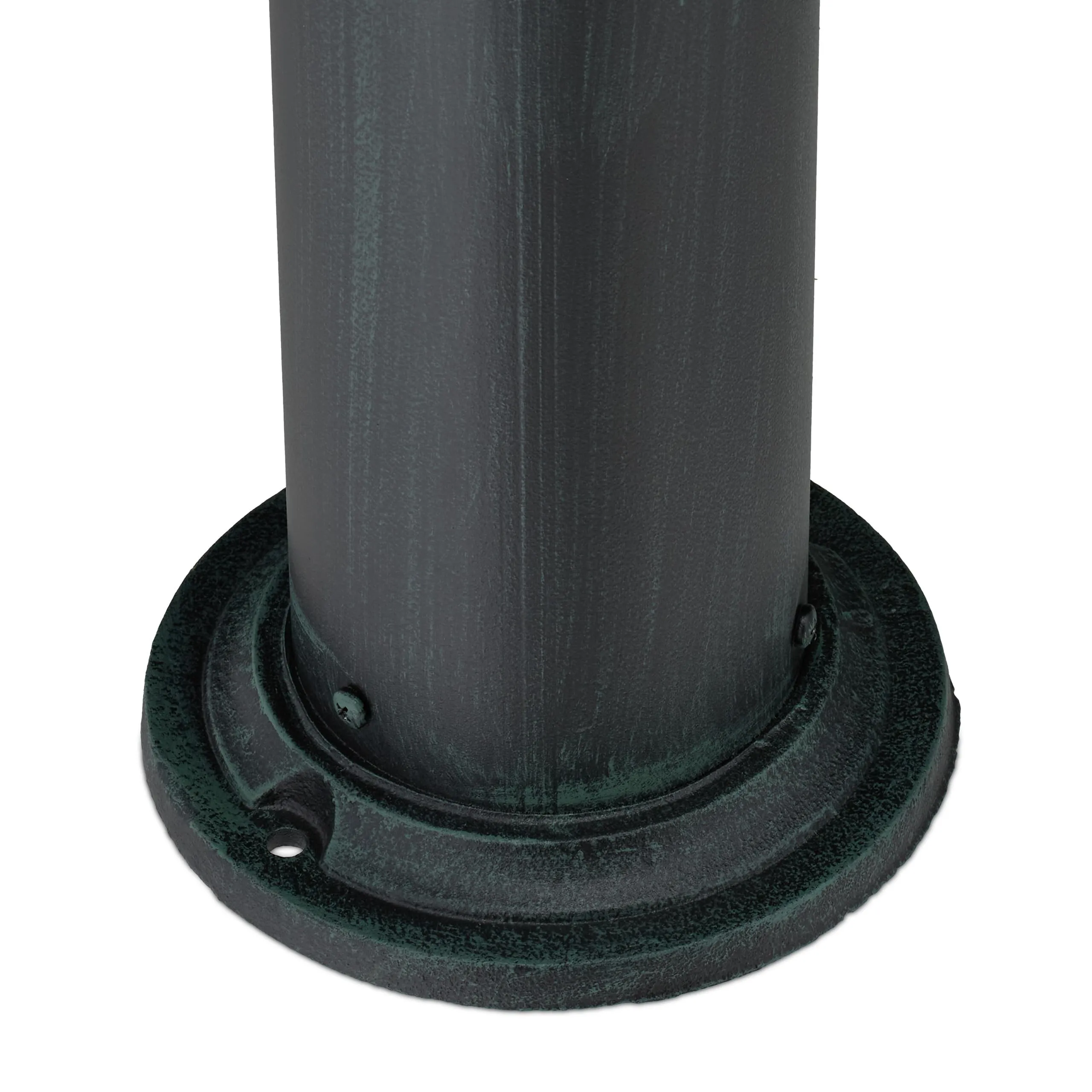 Relaxdays Fontana da Giardino in Stile Antico, Fontanella a Colonna con Rubinetto, 91x18x17,5 cm, Verde Scuro - immagine 6
