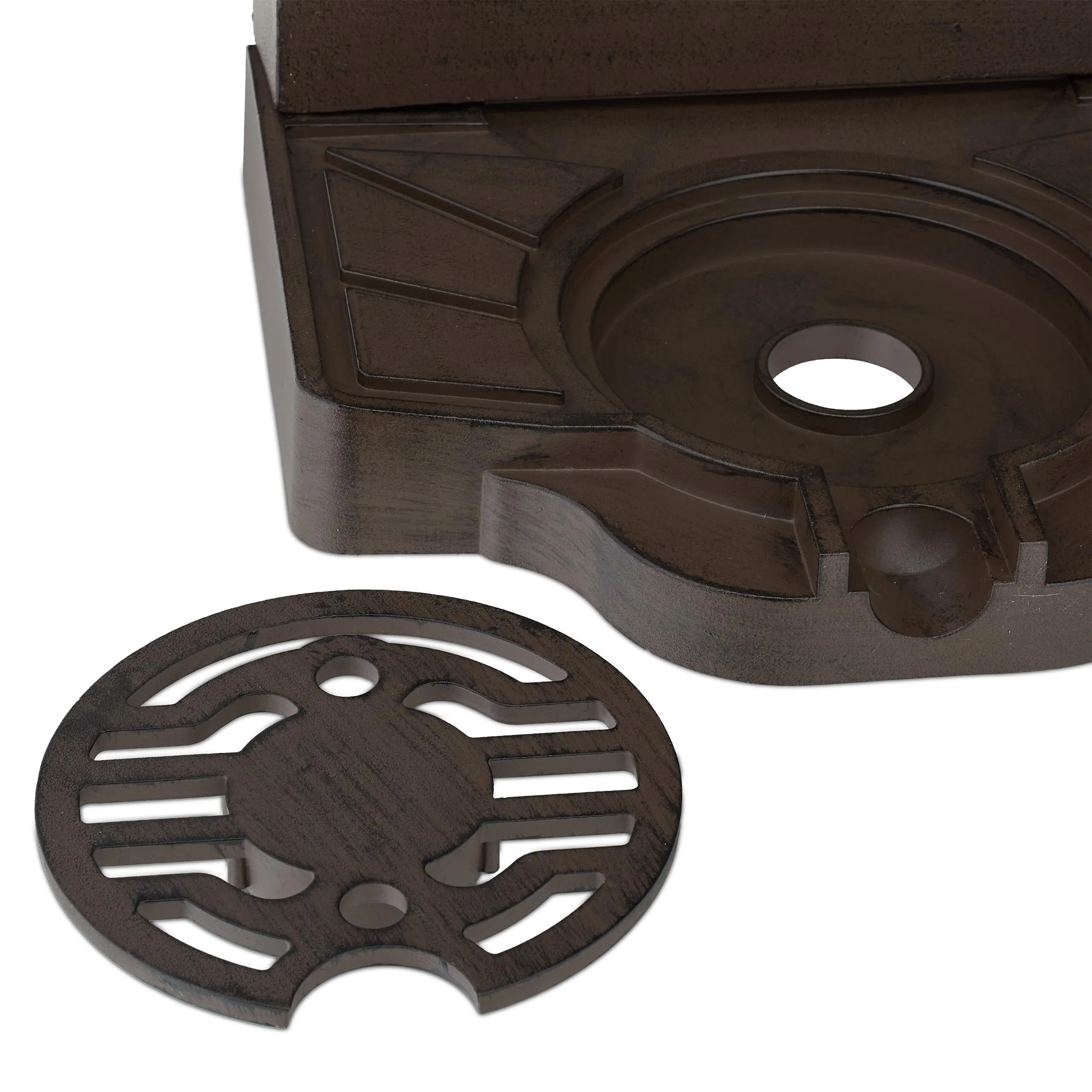 Relaxdays Fontana da Giardino in Stile Antico, 73x39x32 cm, Marrone - immagine 5