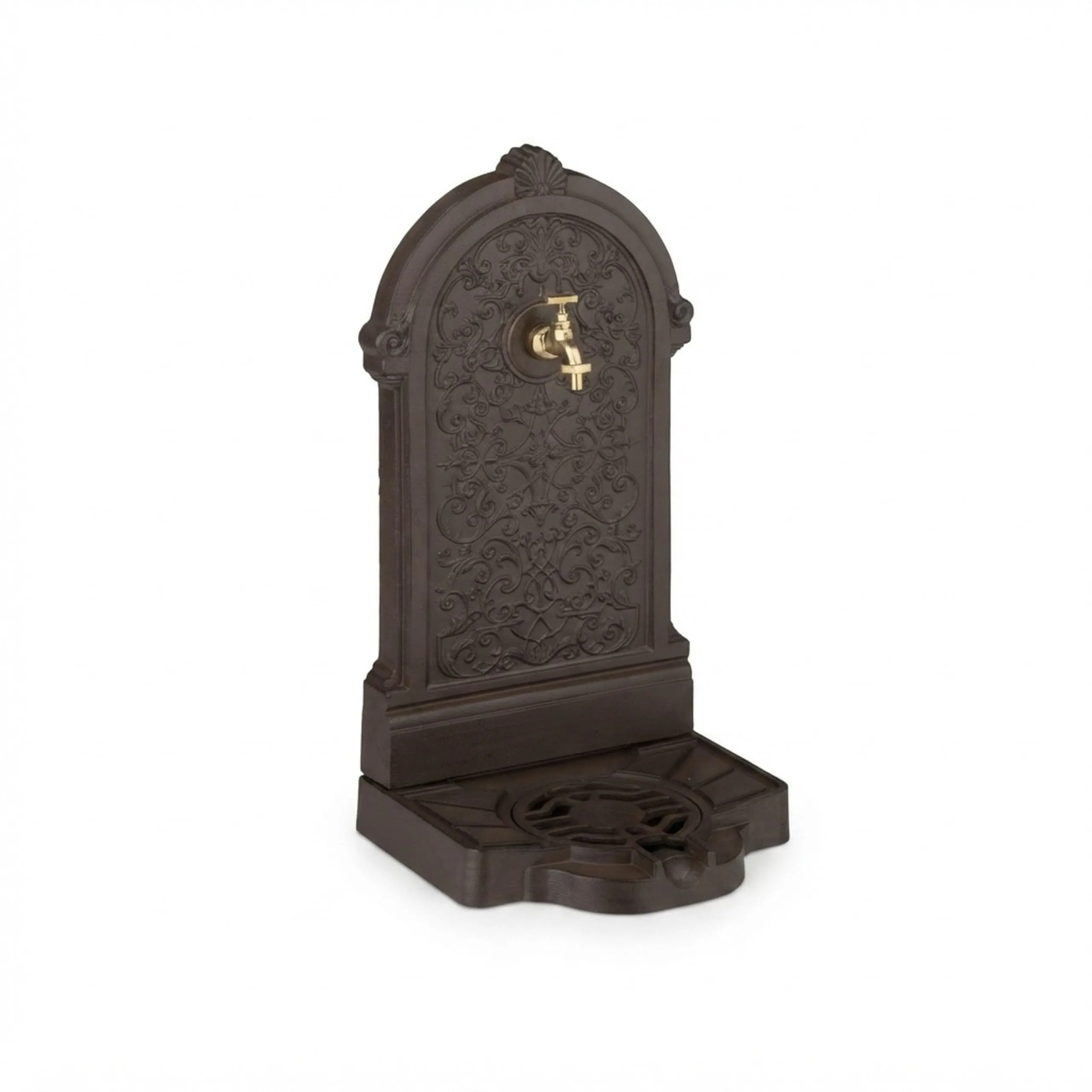 Relaxdays Fontana da Giardino in Stile Antico, 73x39x32 cm, Marrone - immagine 8