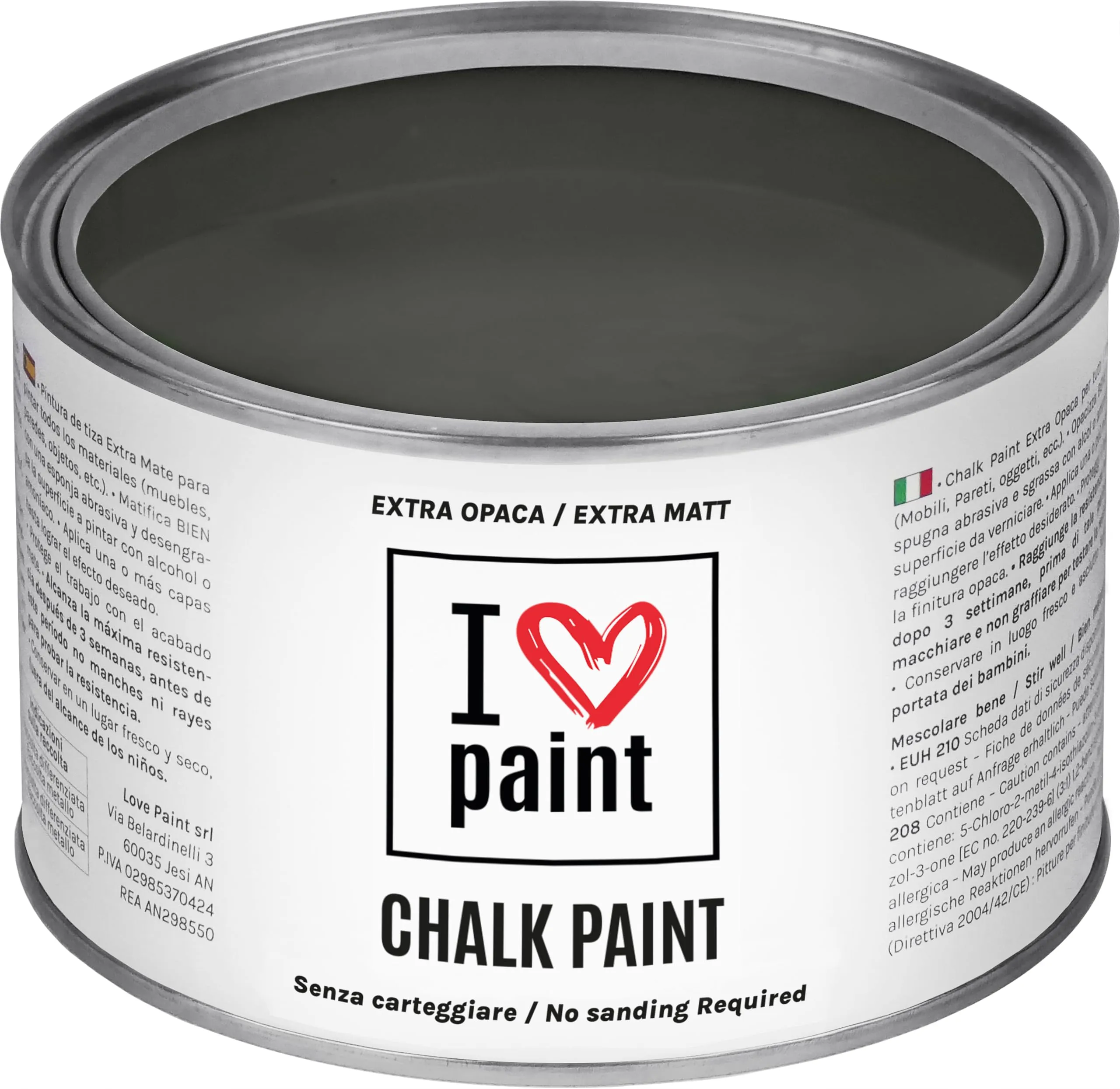 I Love Paint Chalk Paint Antracite 375 ml - immagine 1