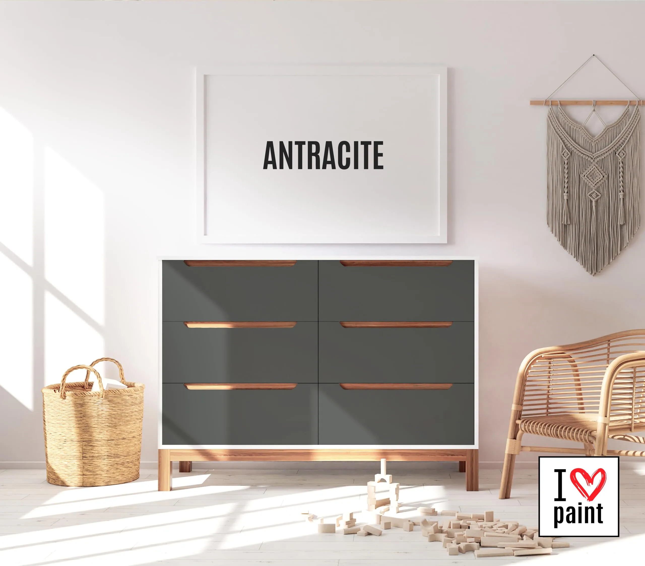 I Love Paint Chalk Paint Antracite 375 ml - immagine 2