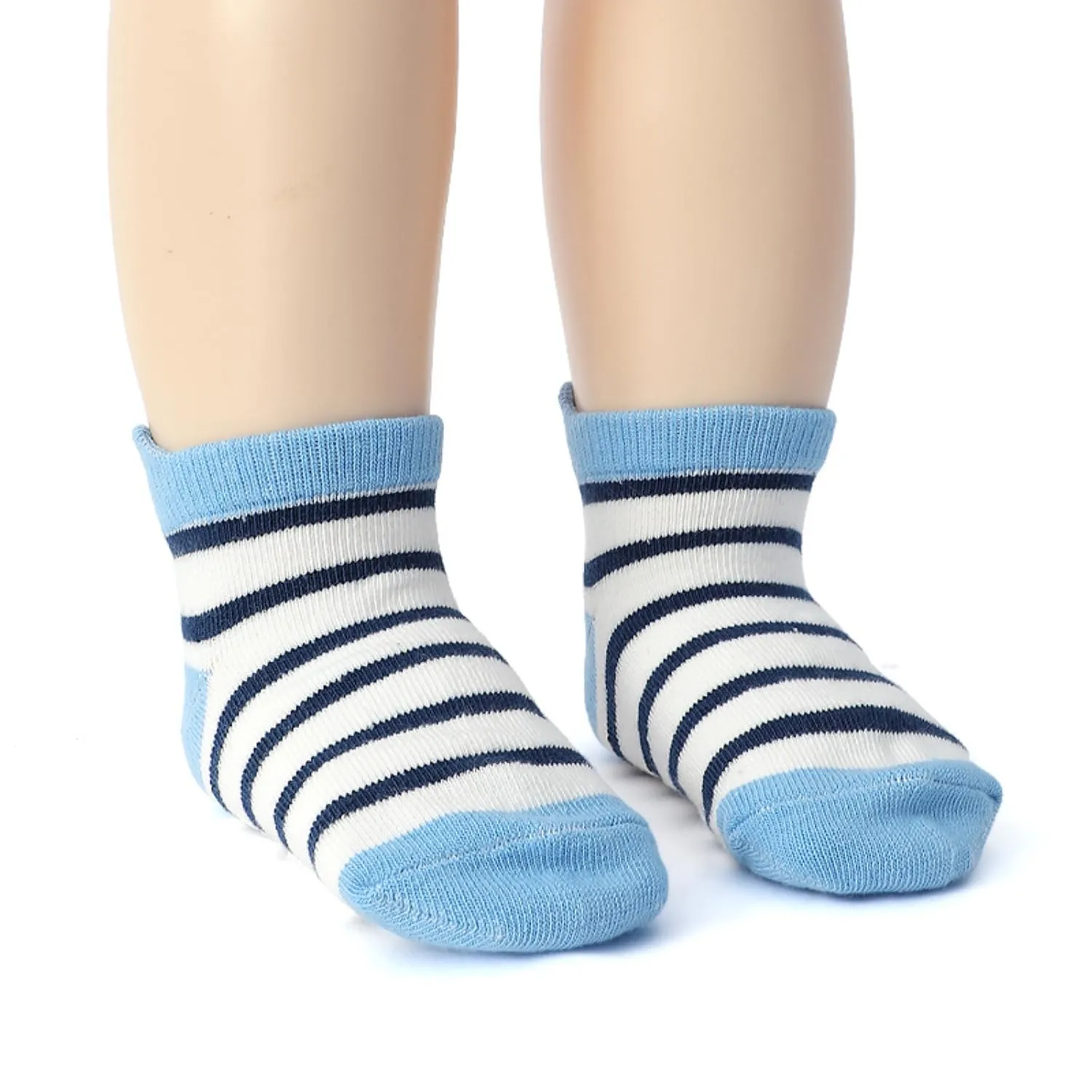 HaimoBurg Calze Antiscivolo in Cotone per Bambini, 12 Paia, 1-5 Anni - immagine 5