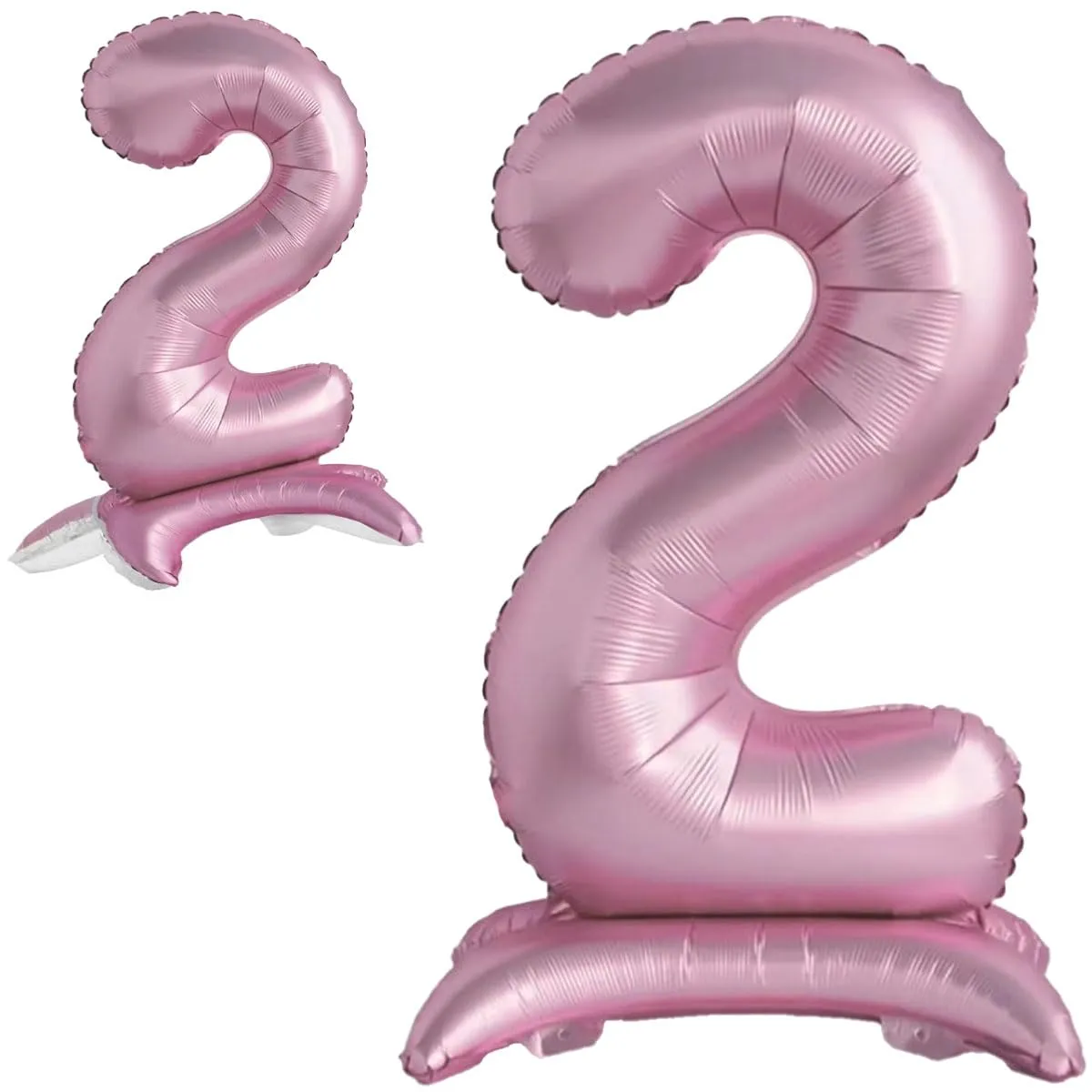 Jonami Palloncino Numero 2 Gigante Rosa 82 cm - immagine 1