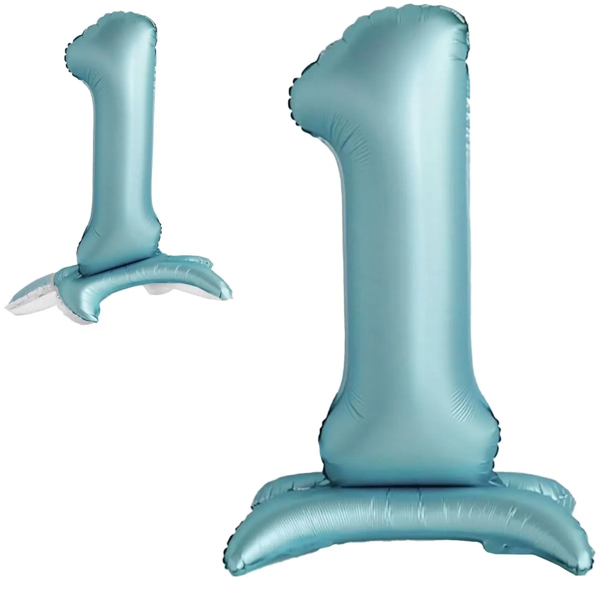 Jonami Palloncino Numero 1 Gigante Azzurro in Piedi, 82 cm - immagine 1