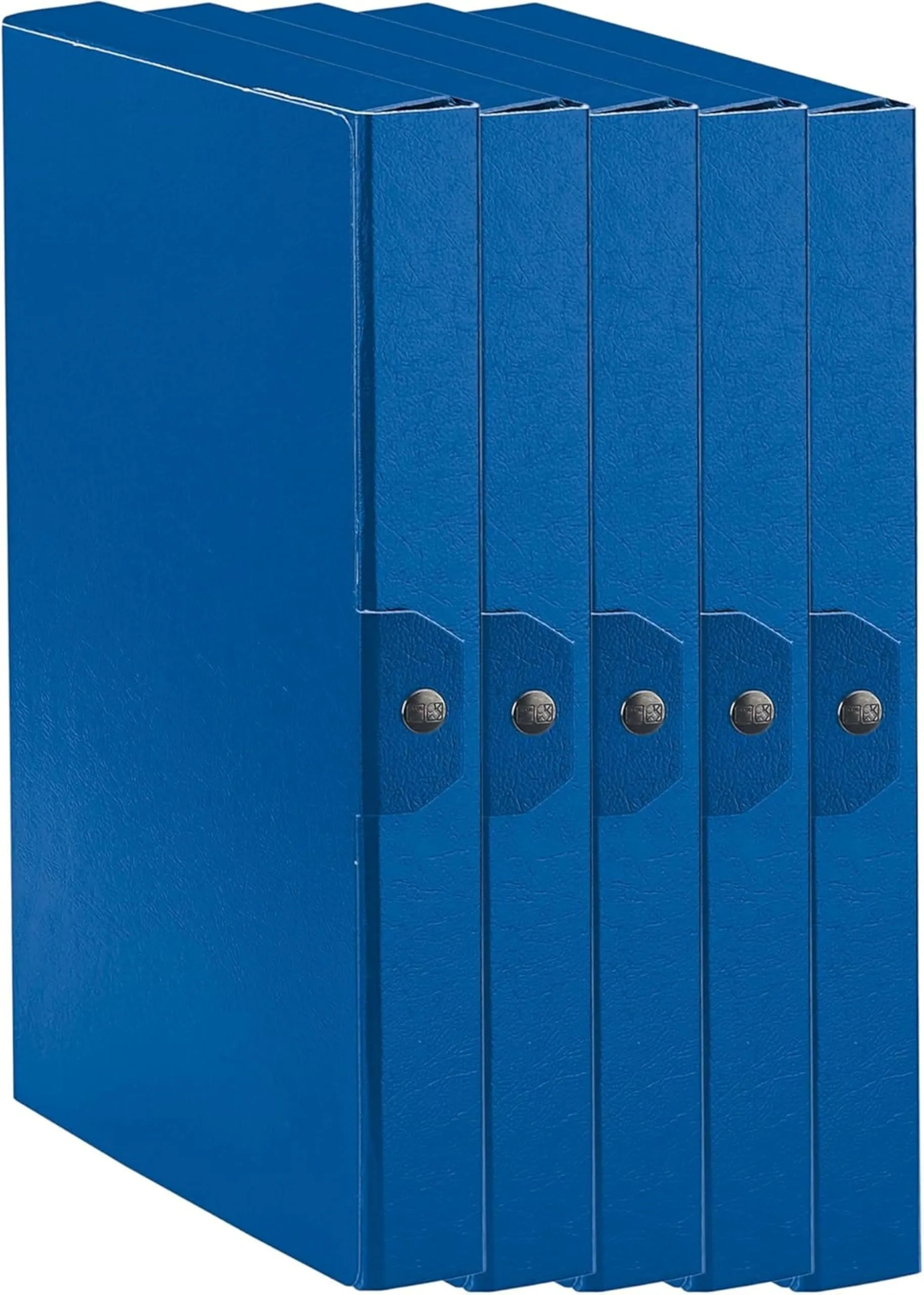 Esselte C24 Eurobox Cartelle Progetti Archivio 25 x 35 cm Dorso 4 cm, Blu, 5 Pezzi - immagine 1