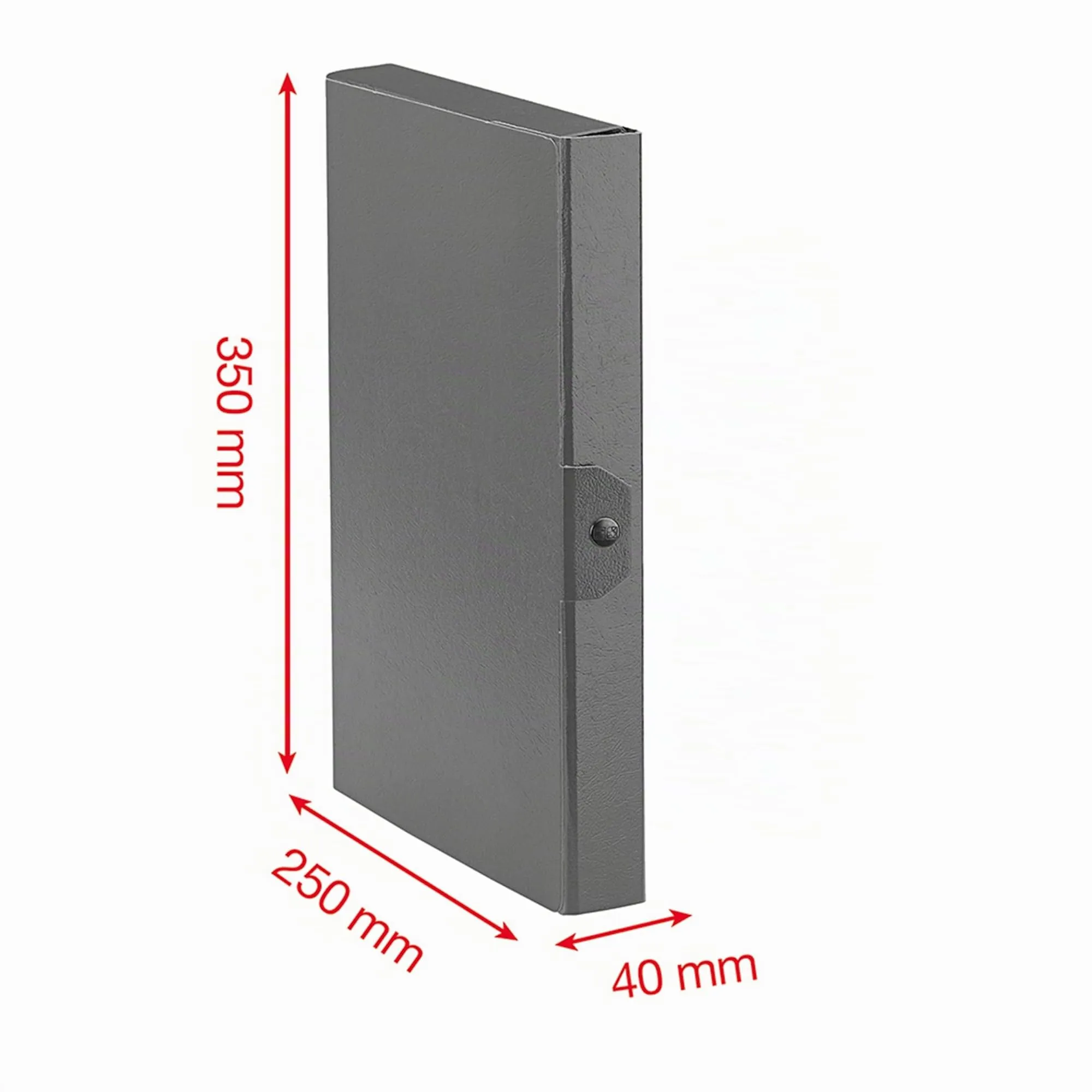 Esselte C24 Eurobox Cartelle Progetti Archivio 25 x 35 cm Dorso 4 cm, Blu, 5 Pezzi - immagine 2