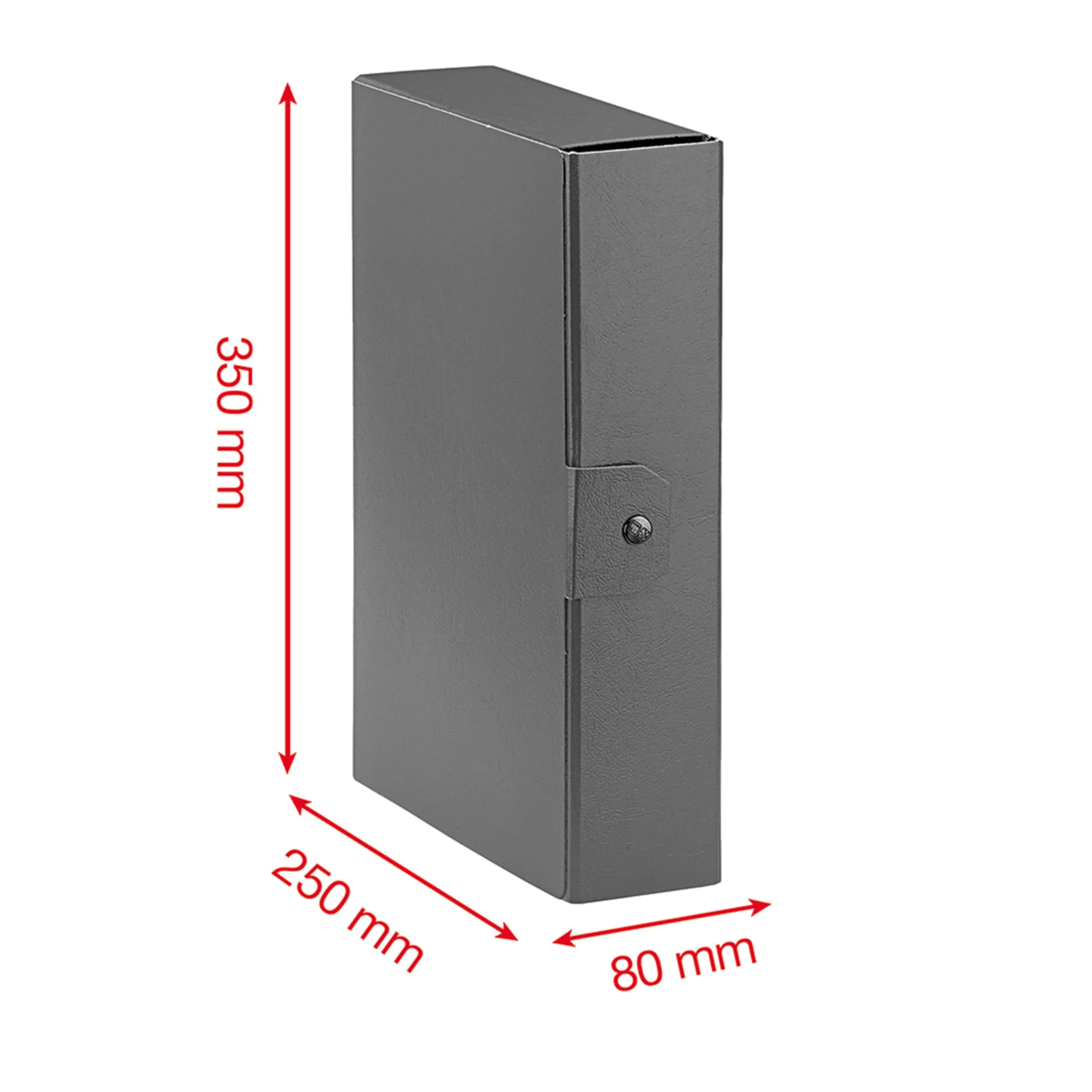 Esselte C28 Eurobox Cartelle Progetti Archivio 25 x 35 cm Dorso 8 cm, Blu, 5 Pezzi - immagine 2