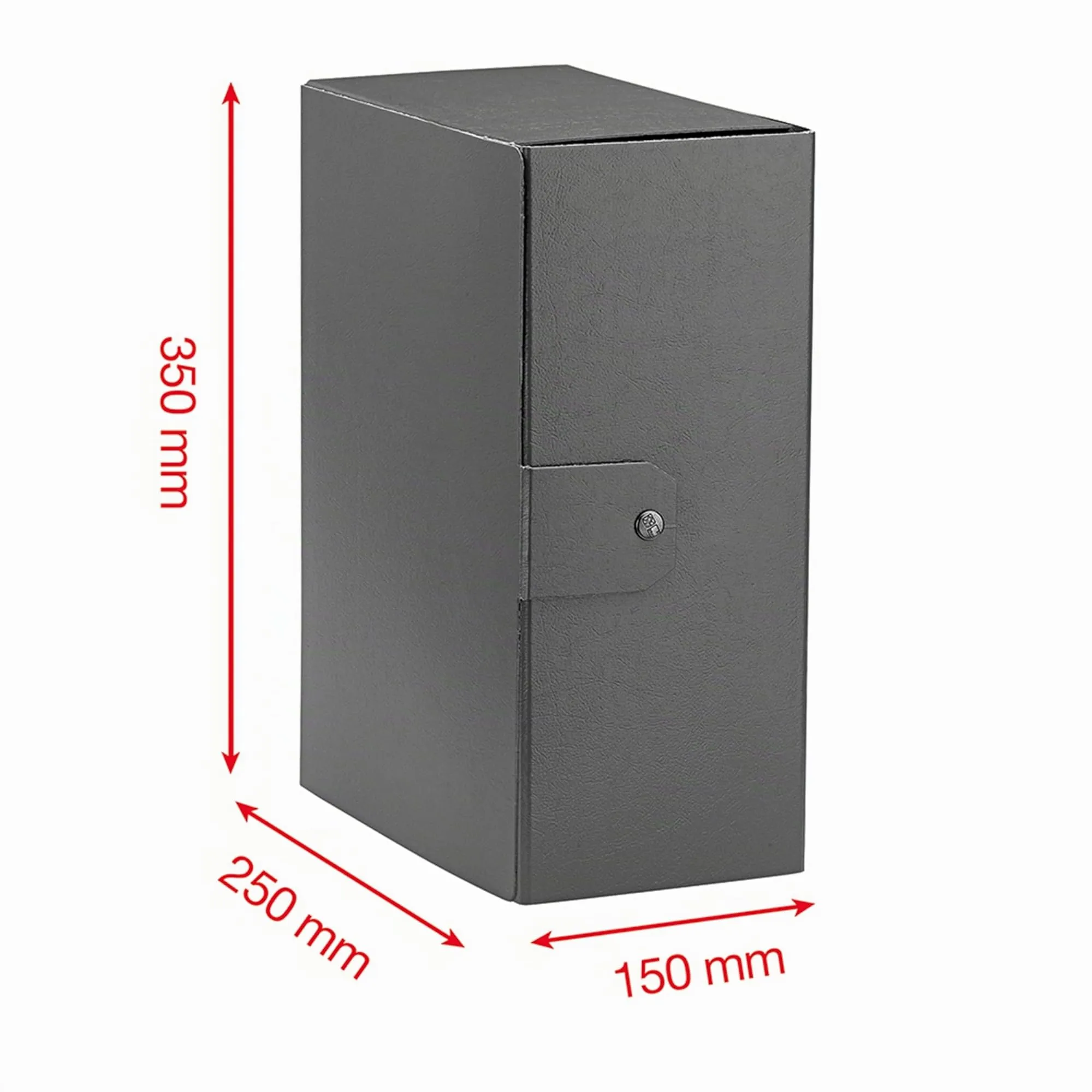 Esselte C35 Eurobox Cartelle Progetti, 25 x 35 cm, Dorso 15 cm, Verde, 5 Pezzi - immagine 2