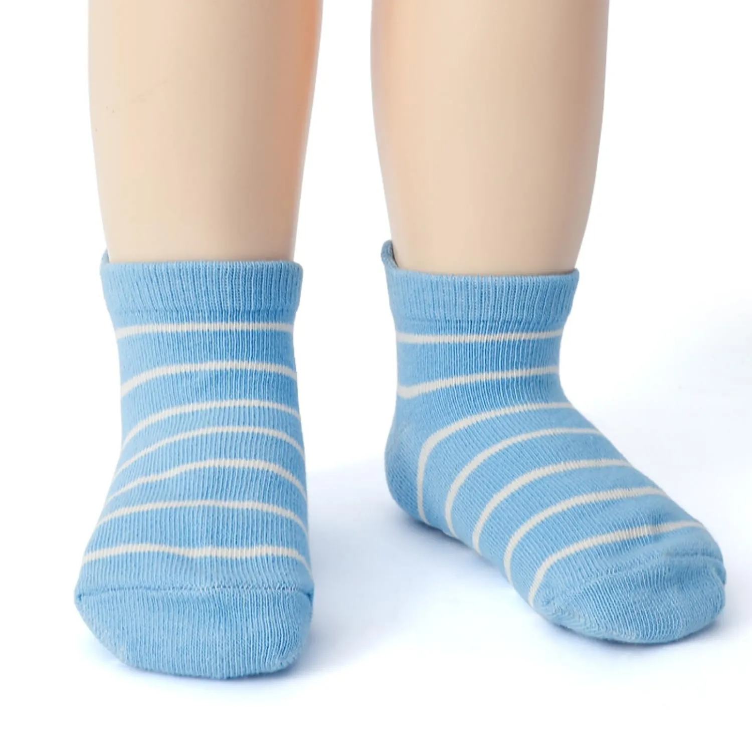 HaimoBurg Calze Antiscivolo in Cotone Traspirante per Bambini, 12 Paia, 1-5 Anni - immagine 6