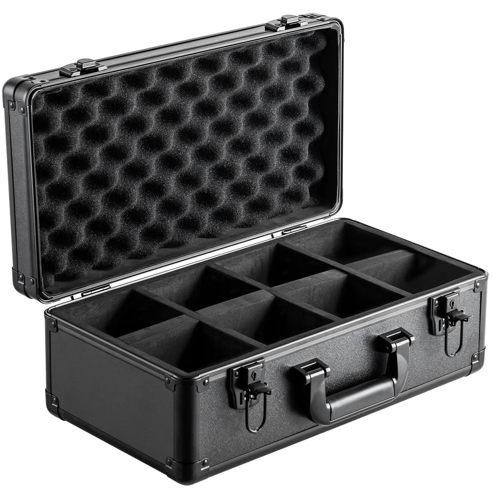VEVOR Scatola Porta Carte Classificate TB1108 con Chiusura Codificata, 4 Fessure, per 108 Carte PSA, 84 SGC o 388 Top Loaders - immagine 4