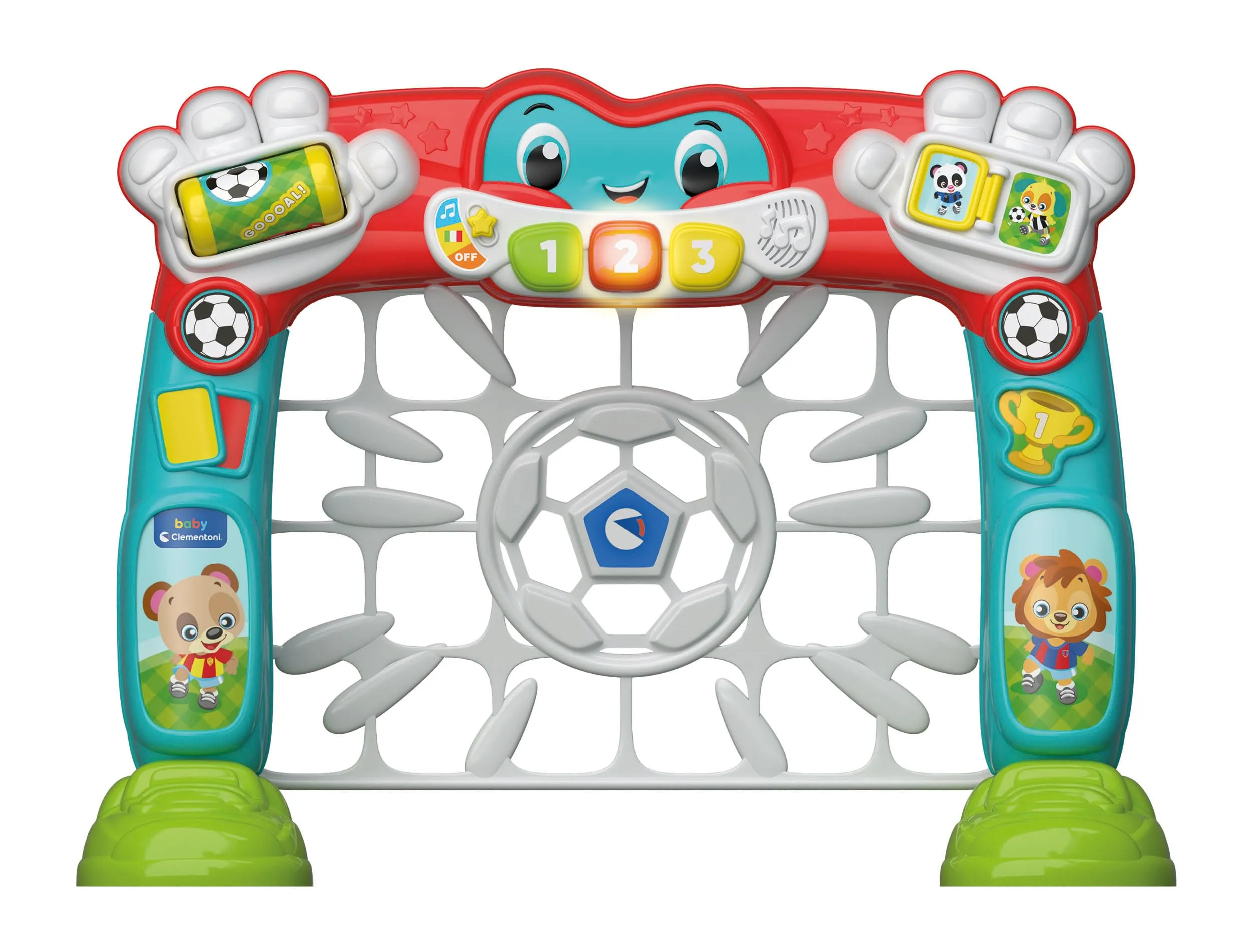 Clementoni Baby Tira e Segna Goleador Rete da Calcio Elettronica 17954 - immagine 4