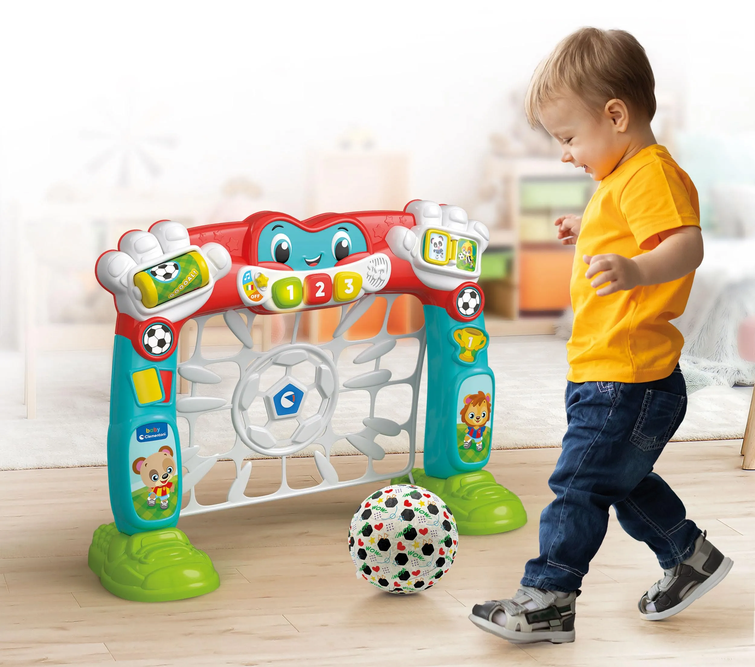Clementoni Baby Tira e Segna Goleador Rete da Calcio Elettronica 17954 - immagine 5