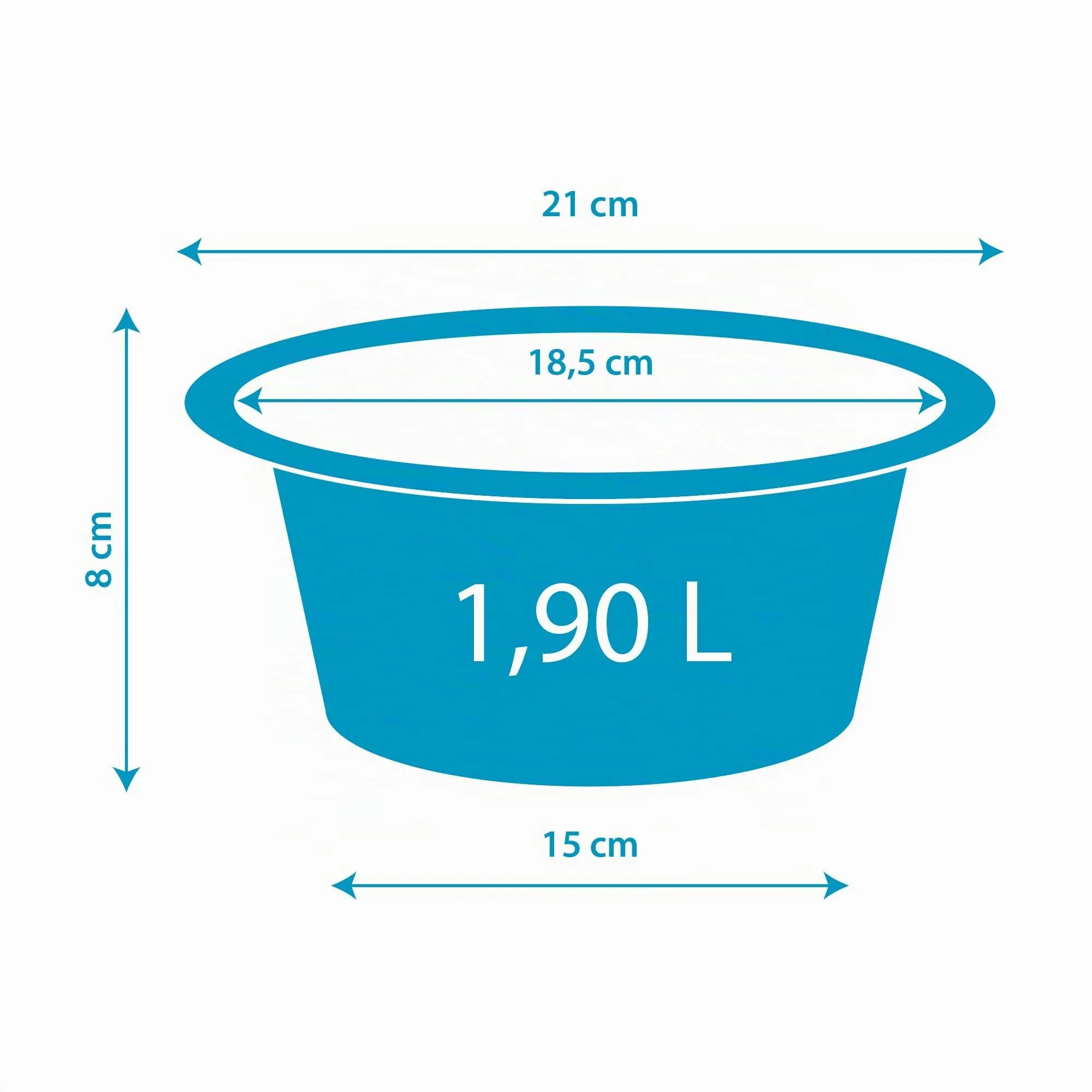 Croci DOS Ciotola per cani in acciaio inox, 1.9L, diametro 21cm - immagine 2