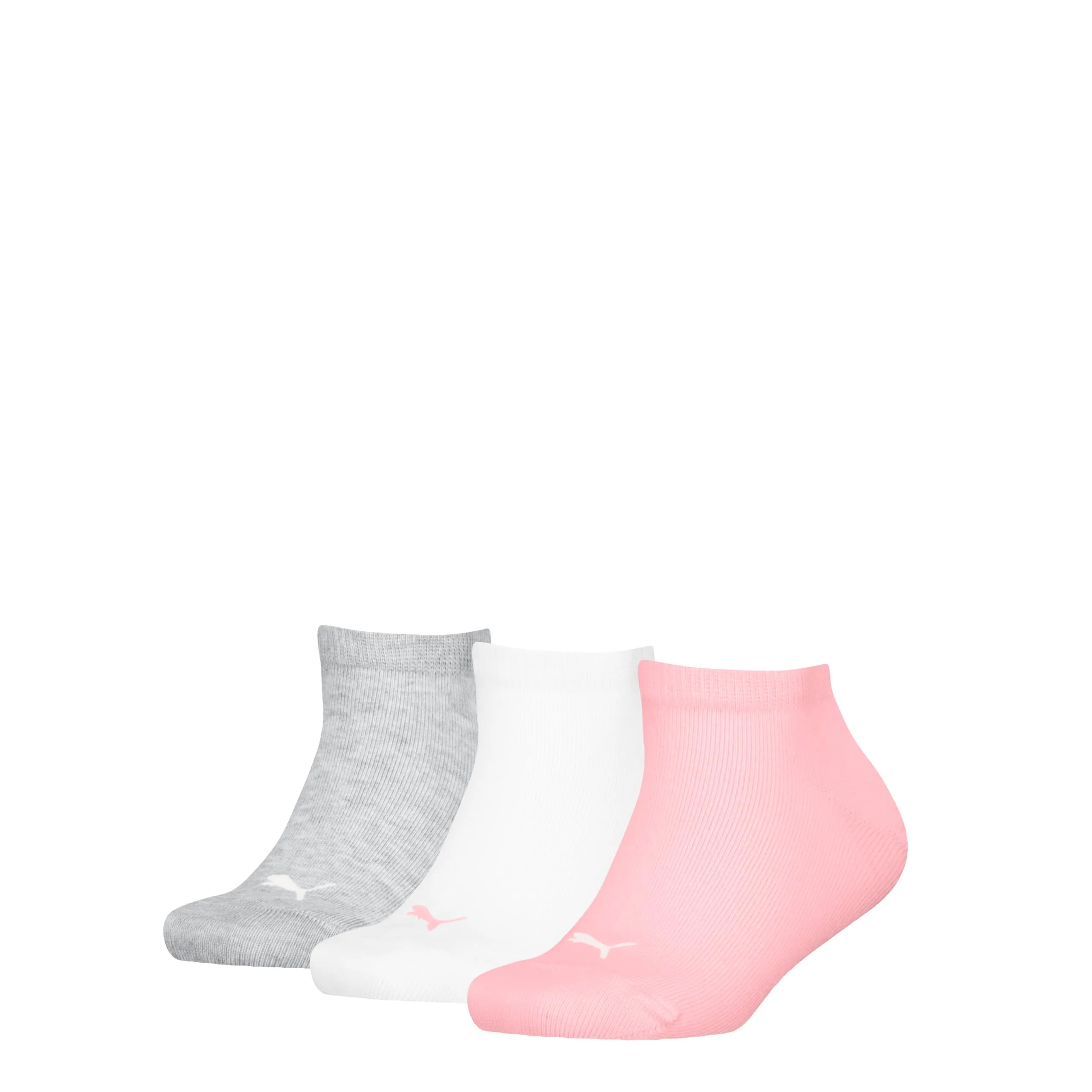 PUMA Invisible Unisex Kids Socks, Rose Water - New, 23-26 (3-Pack) - immagine 1