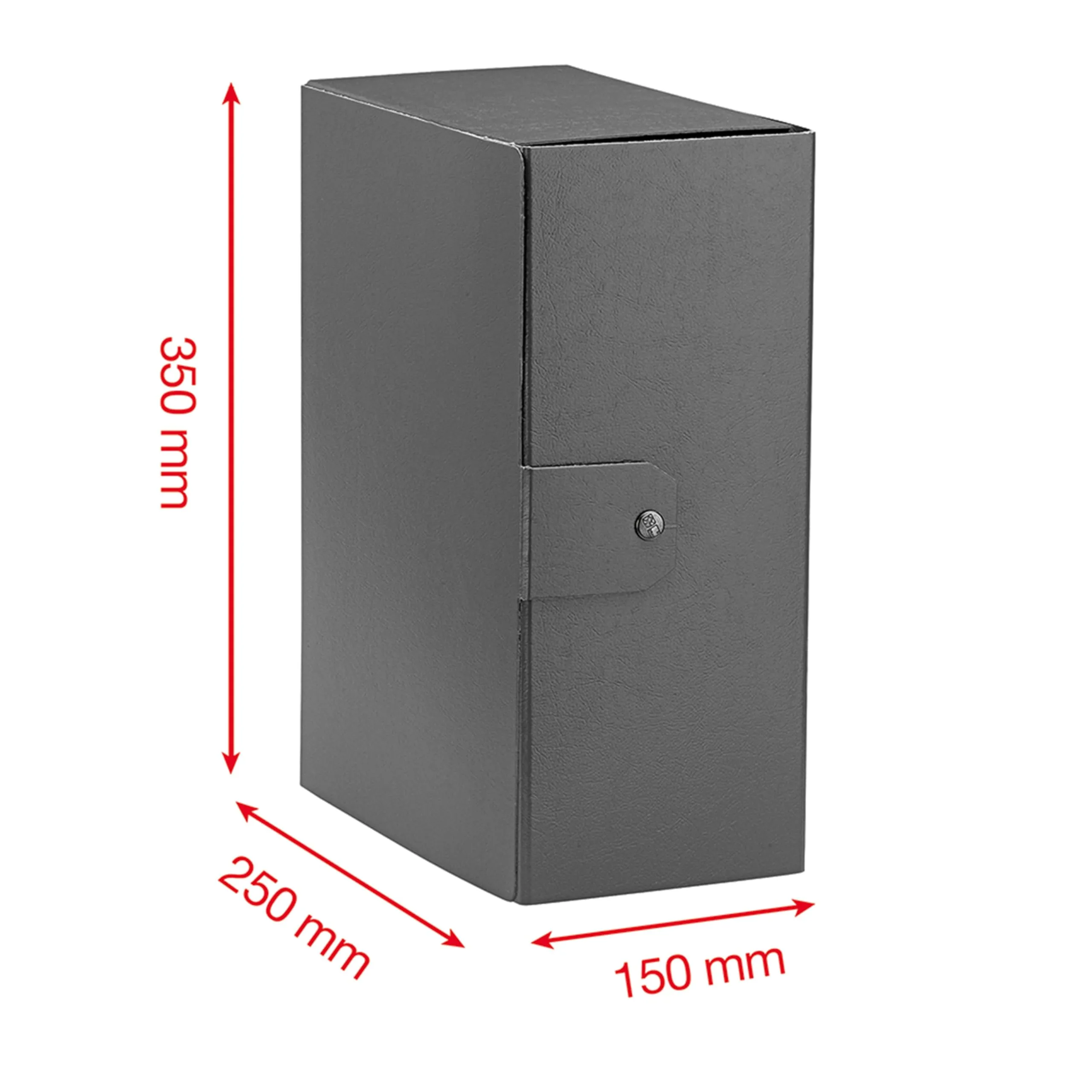 Esselte C35 Eurobox Cartelle Progetti, 25 x 35 cm, Dorso 15 cm, Blu, Set da 5 - immagine 2