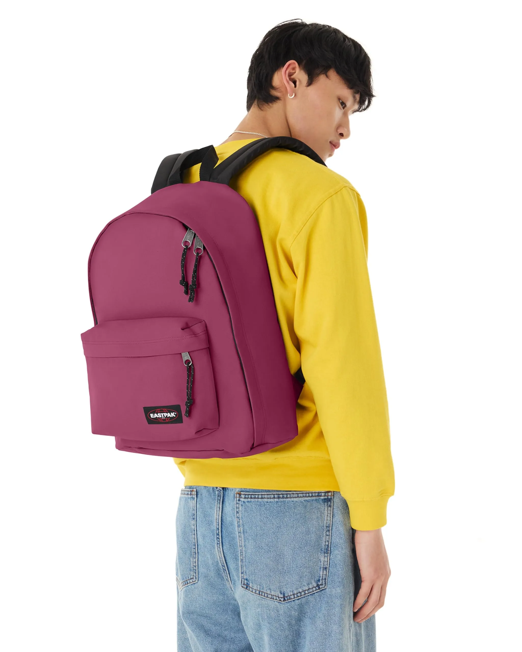 Eastpak Out of Office Zaino 27L, Scomparto Laptop 13–15”, Wine Burgundy - immagine 7