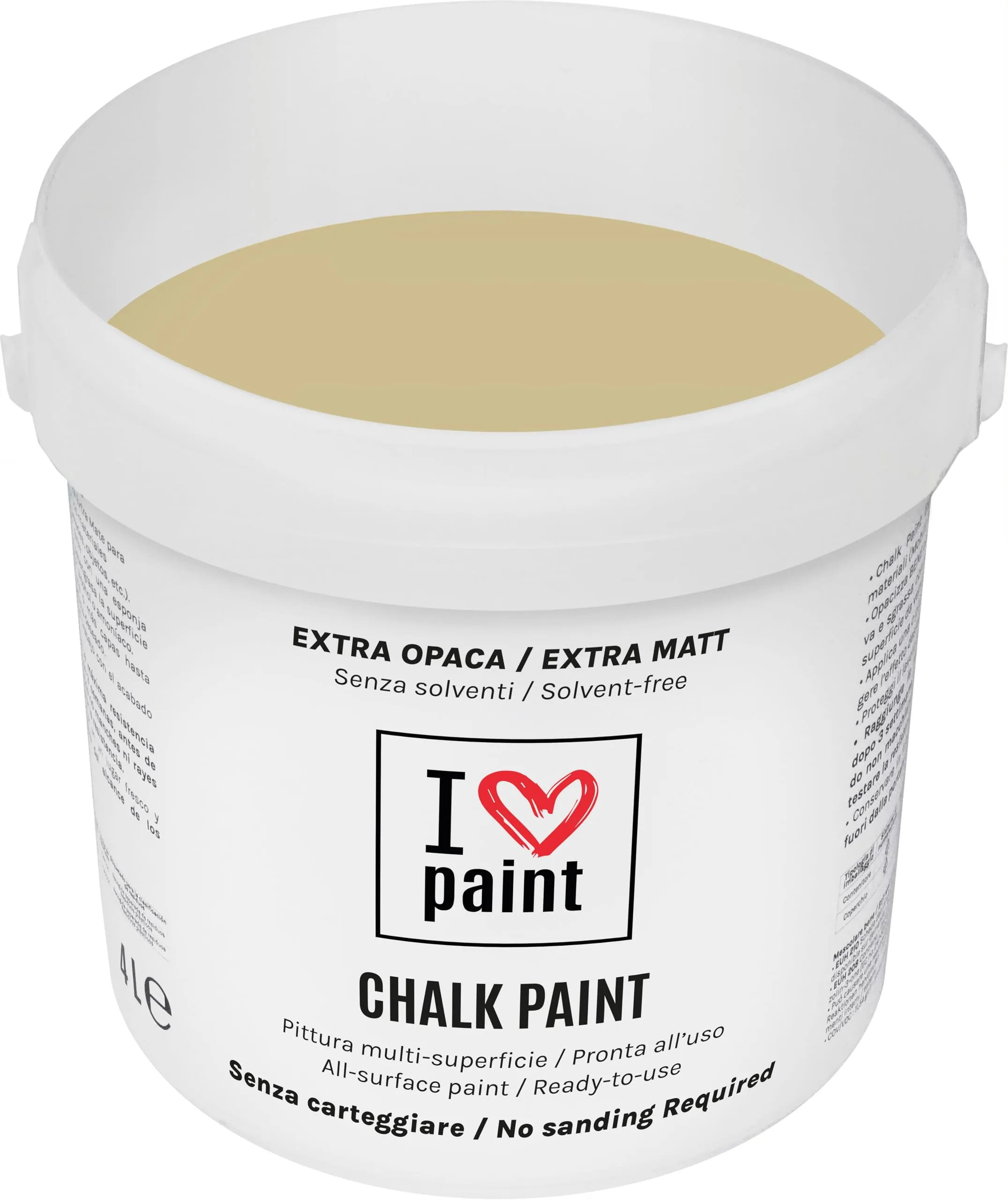 I Love Paint Chalk Paint Colore Corda 4 Litri - immagine 1