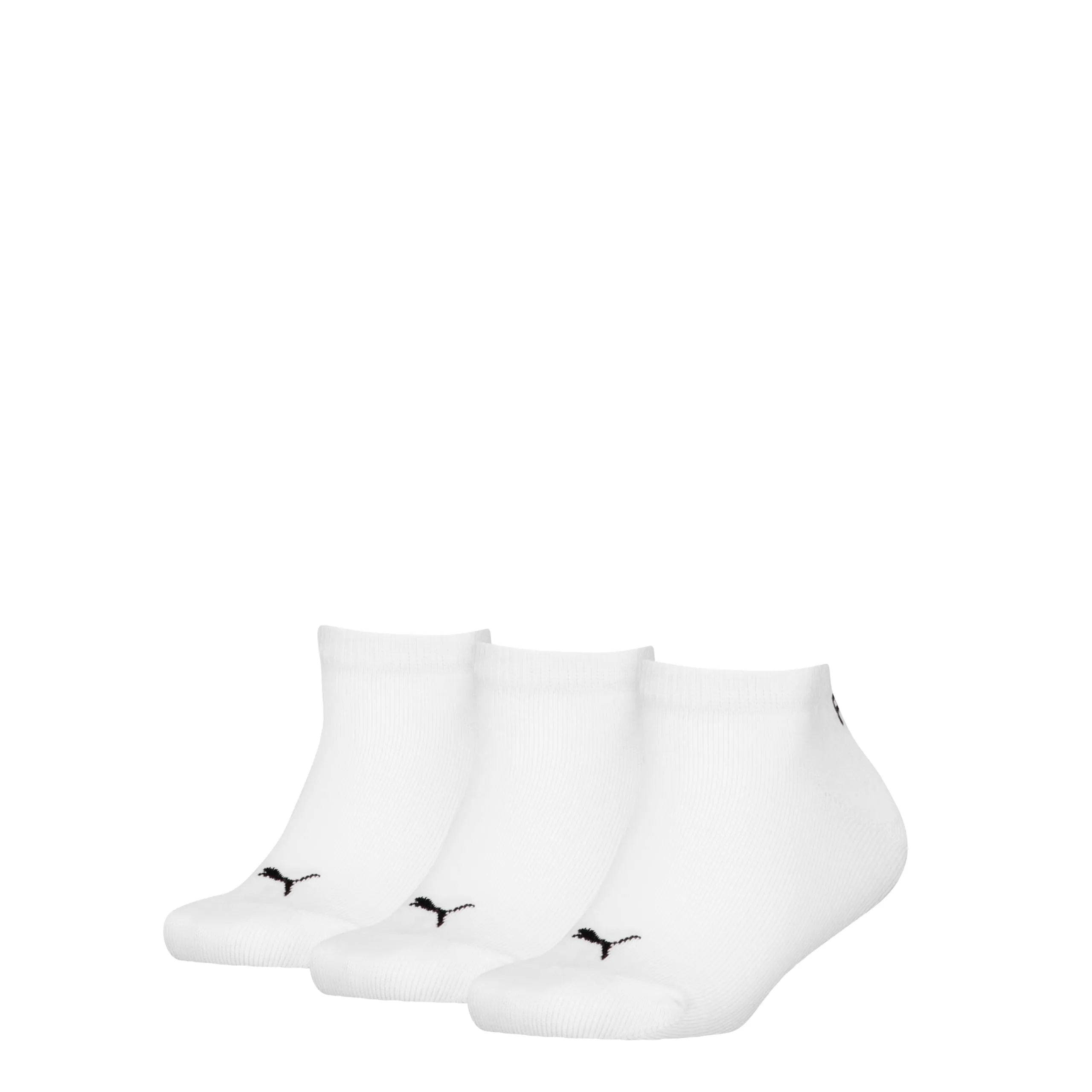 Puma Invisible Socks, Unisex Kids and Juniors, White, 39-42, 3 Pack - immagine 1