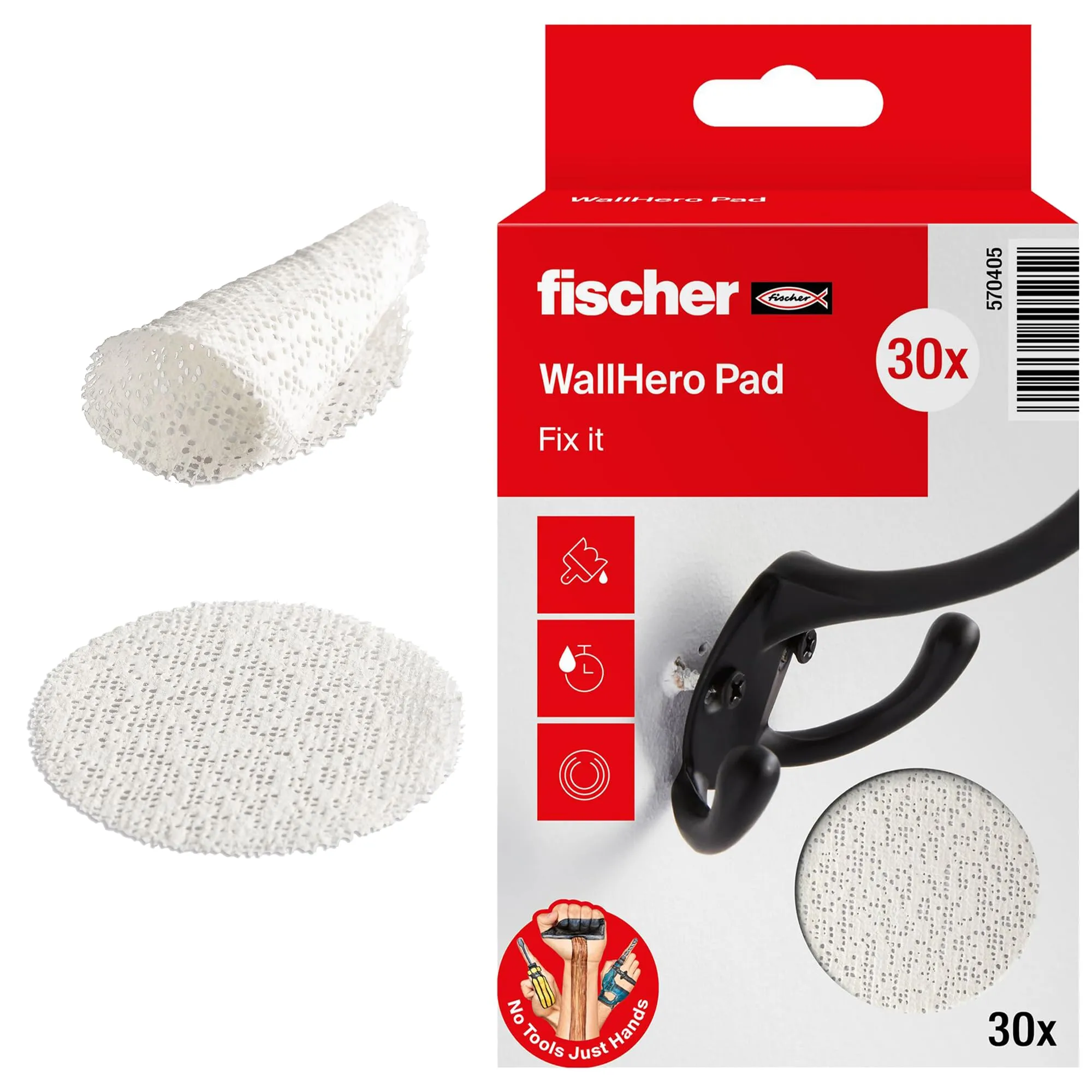 Fischer Fix It Ripara Fori Allentati, 30 Pz - immagine 1