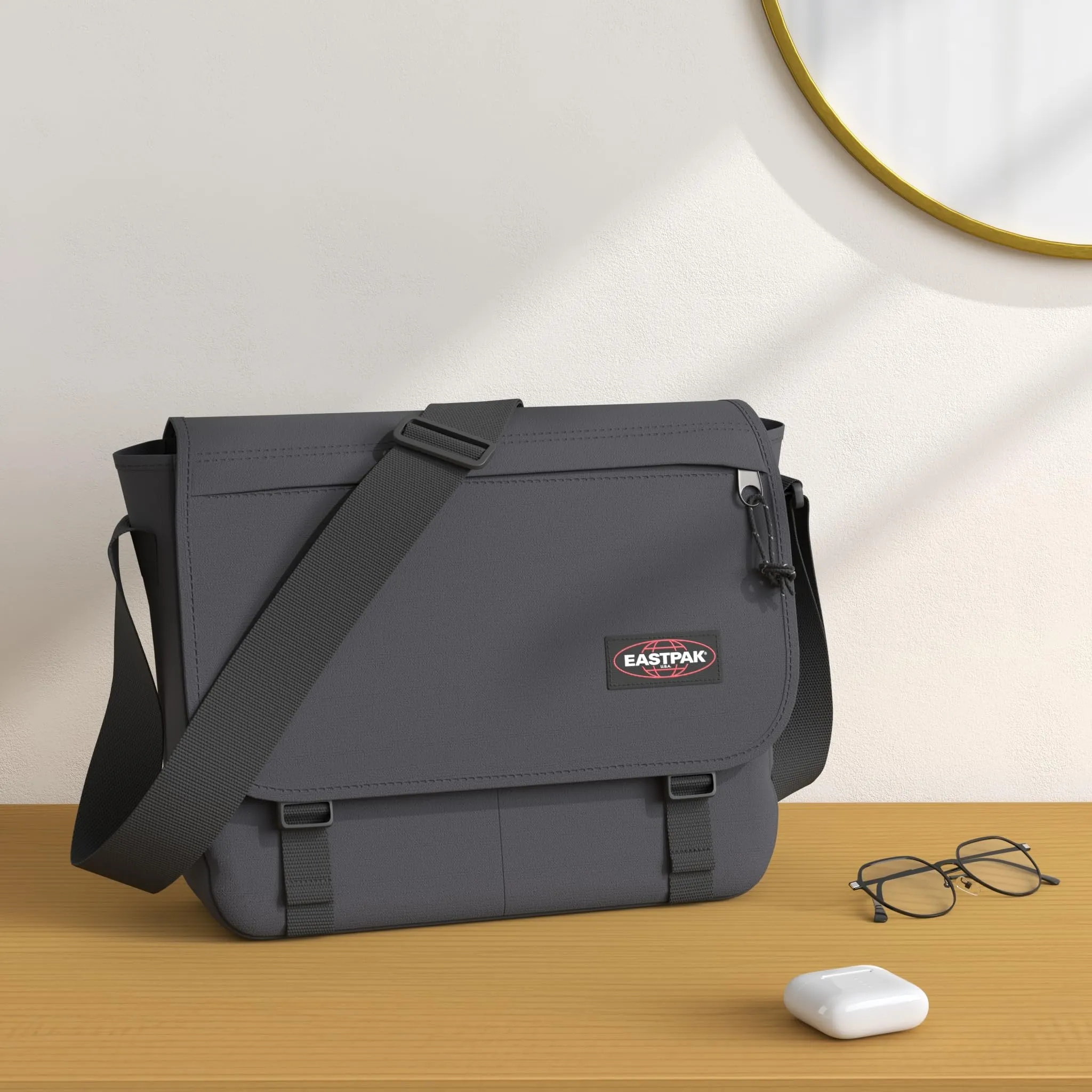 Eastpak Delegate Borsa a Tracolla, 20 L - Black - immagine 3