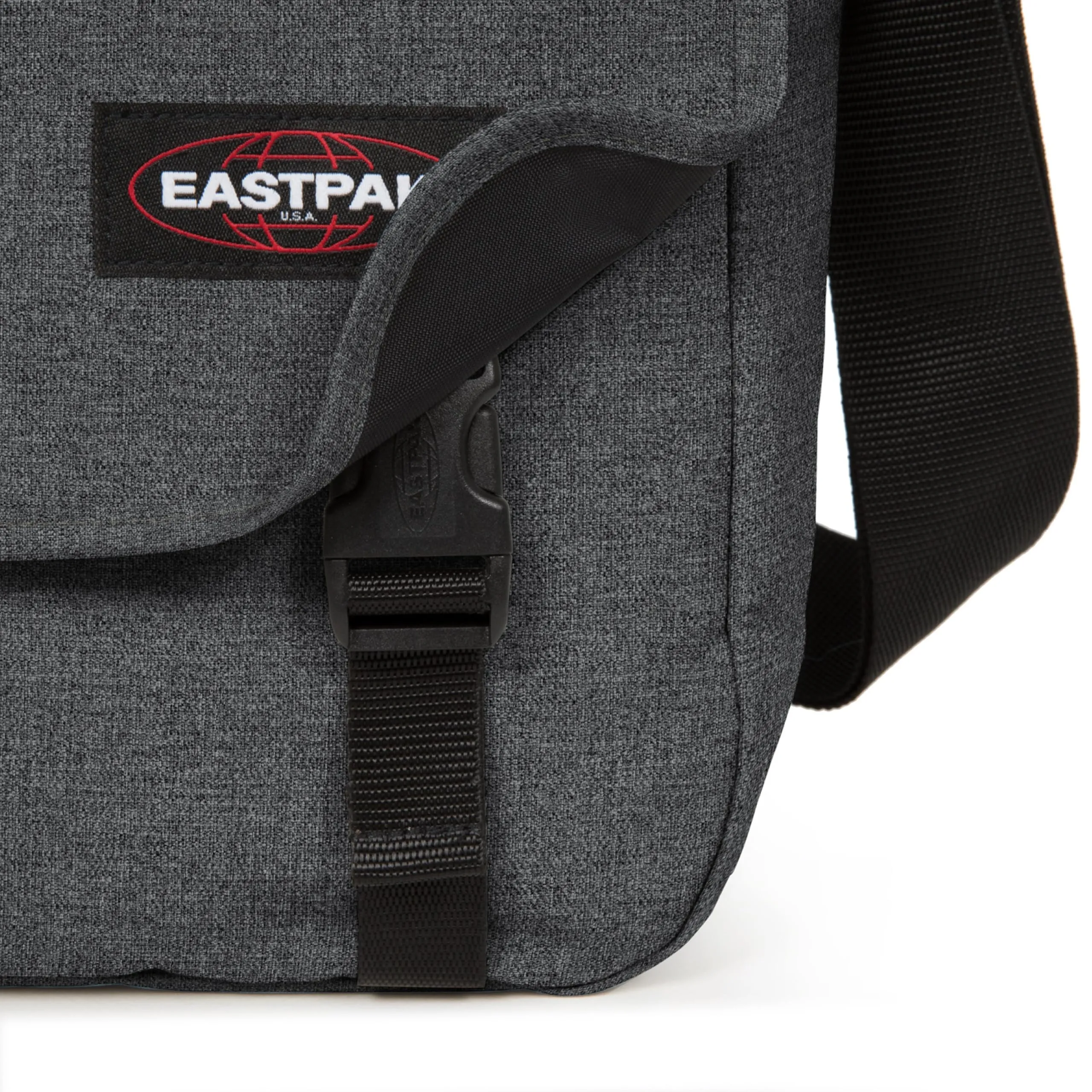 Eastpak Delegate Borsa a Tracolla, 20 L - Black Denim - immagine 7