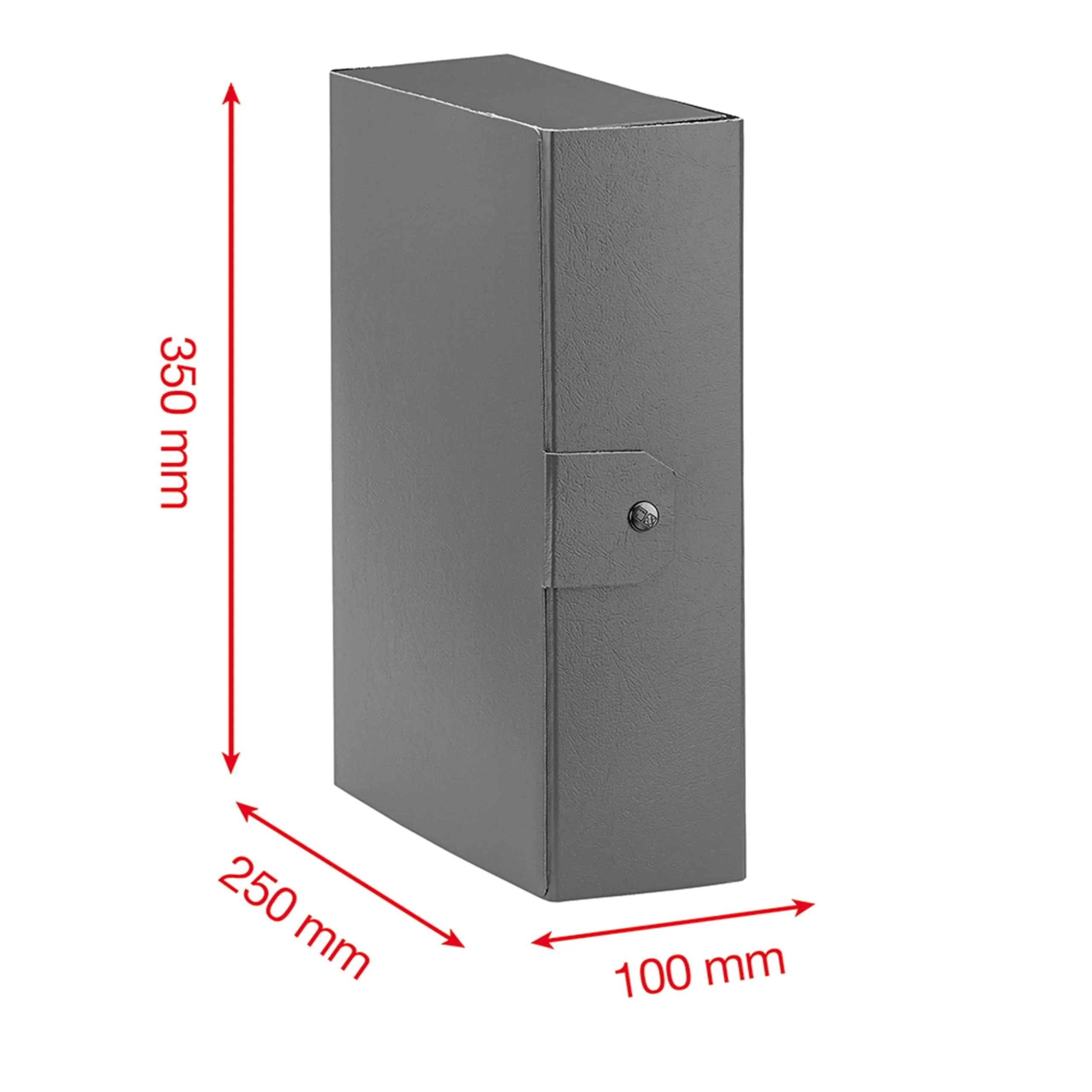 Esselte C30 Eurobox Cartelle Progetti Archivio 25 x 35 cm Dorso 10 cm Blu, 5 Pezzi - immagine 2