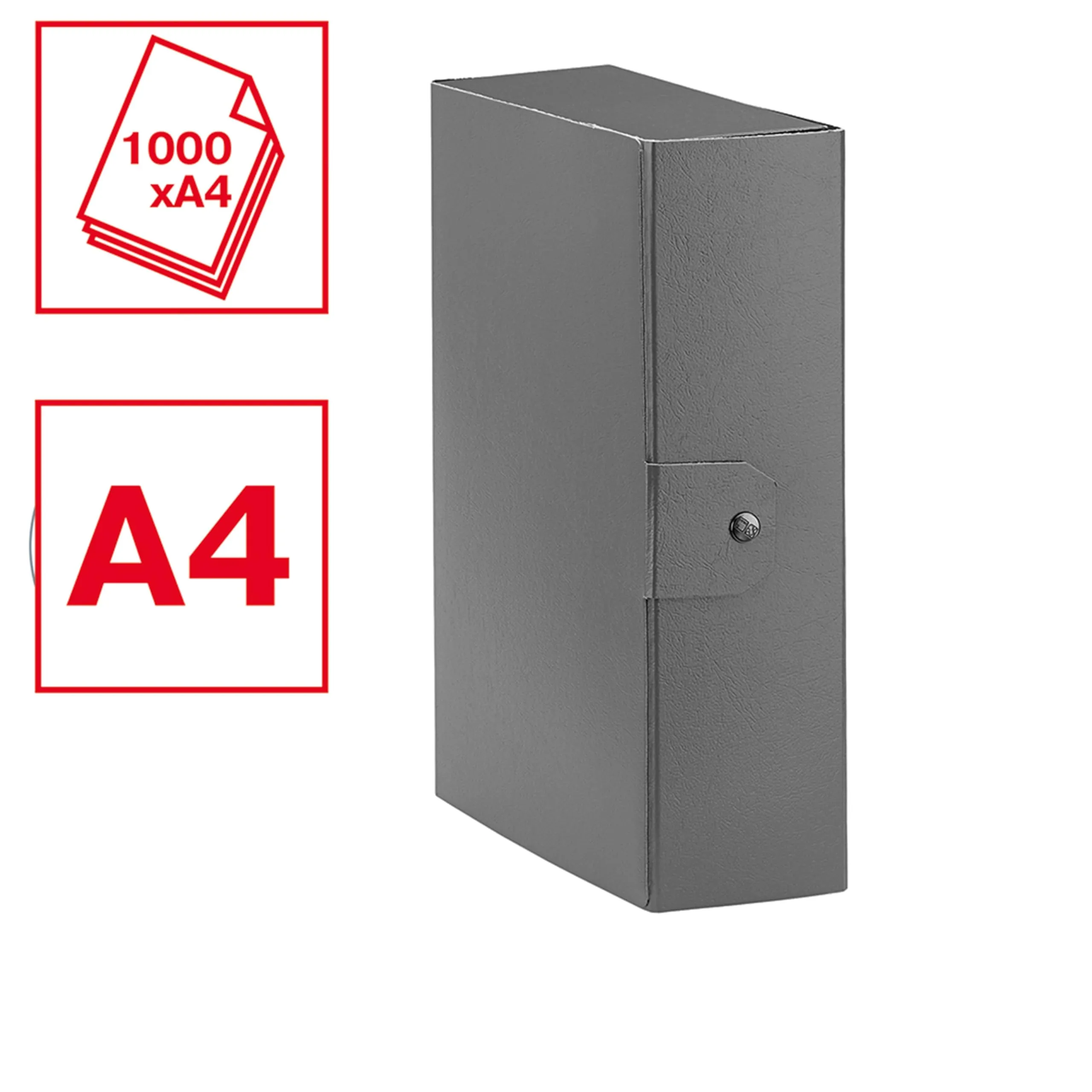 Esselte C30 Eurobox Cartelle Progetti Archivio 25 x 35 cm Dorso 10 cm Blu, 5 Pezzi - immagine 3