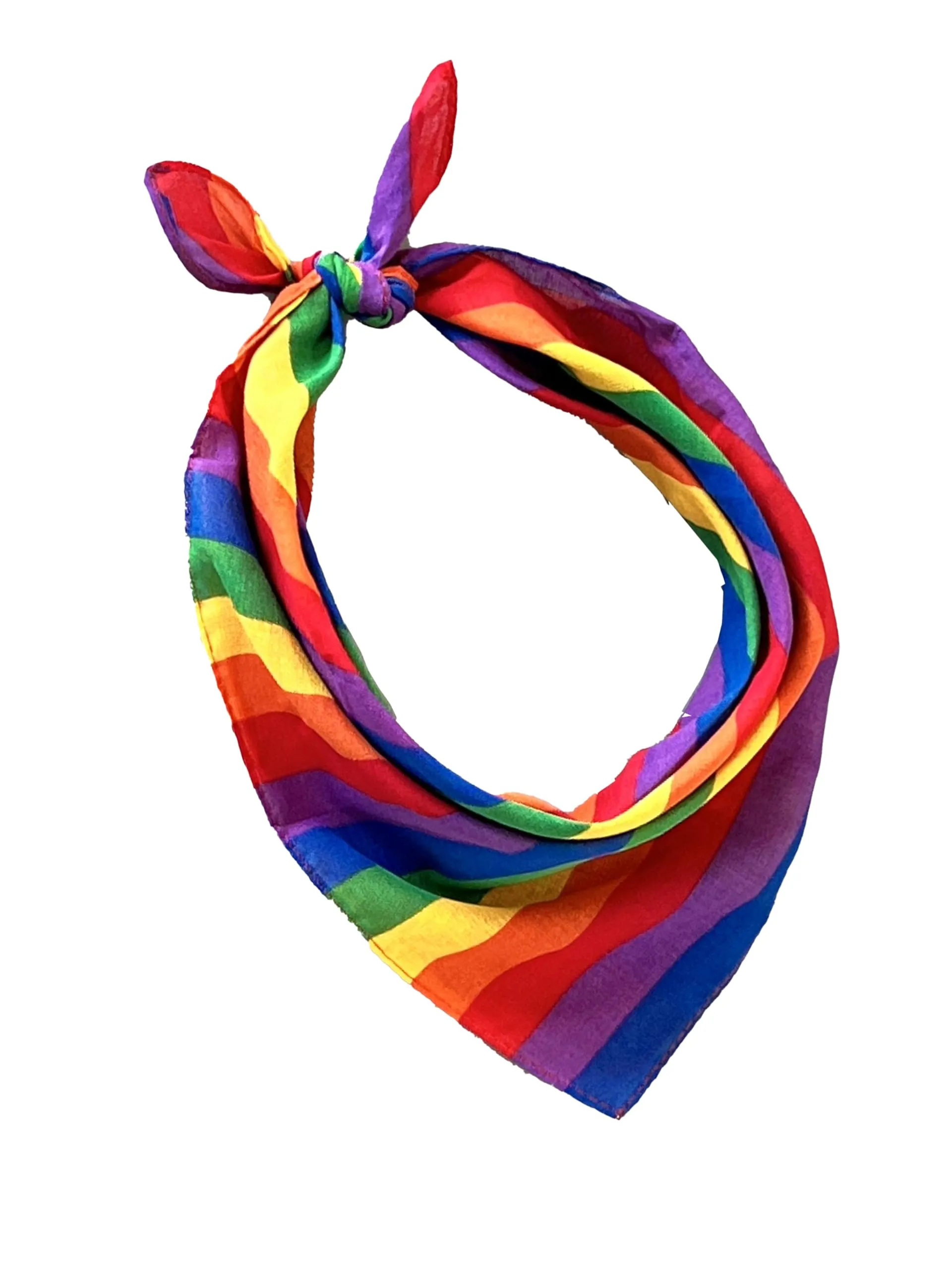 JOPHY & CO. Bandana 100% Cotone Set 5 pz Tinta Unica Alcobaleno COD. A644 - immagine 1