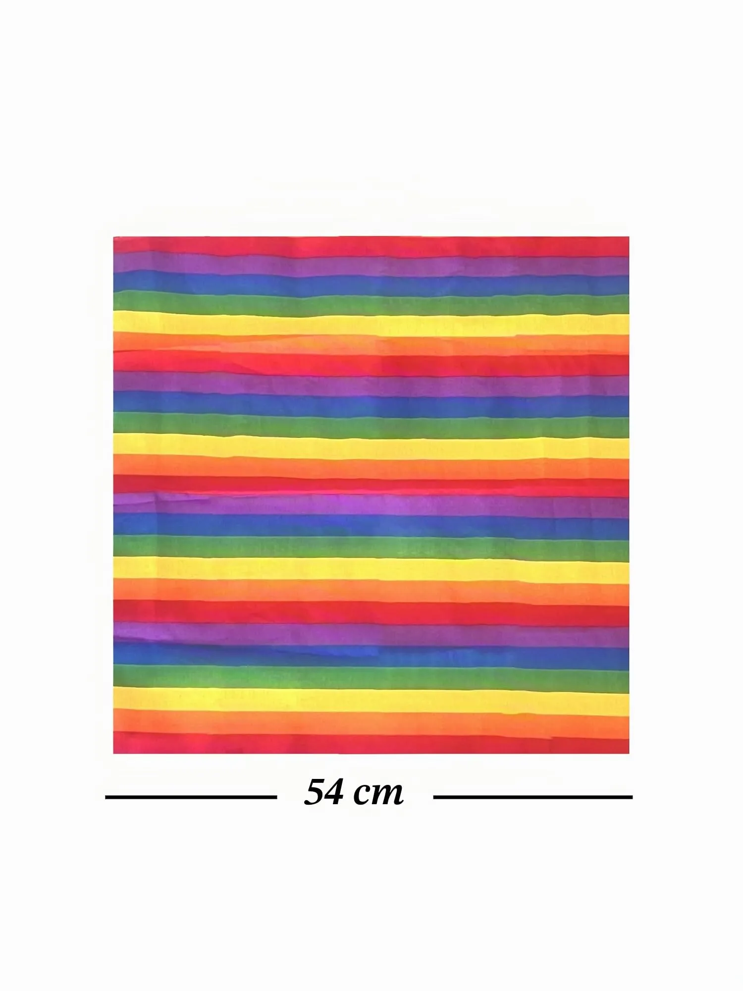JOPHY & CO. Bandana 100% Cotone Set 5 pz Tinta Unica Alcobaleno COD. A644 - immagine 3