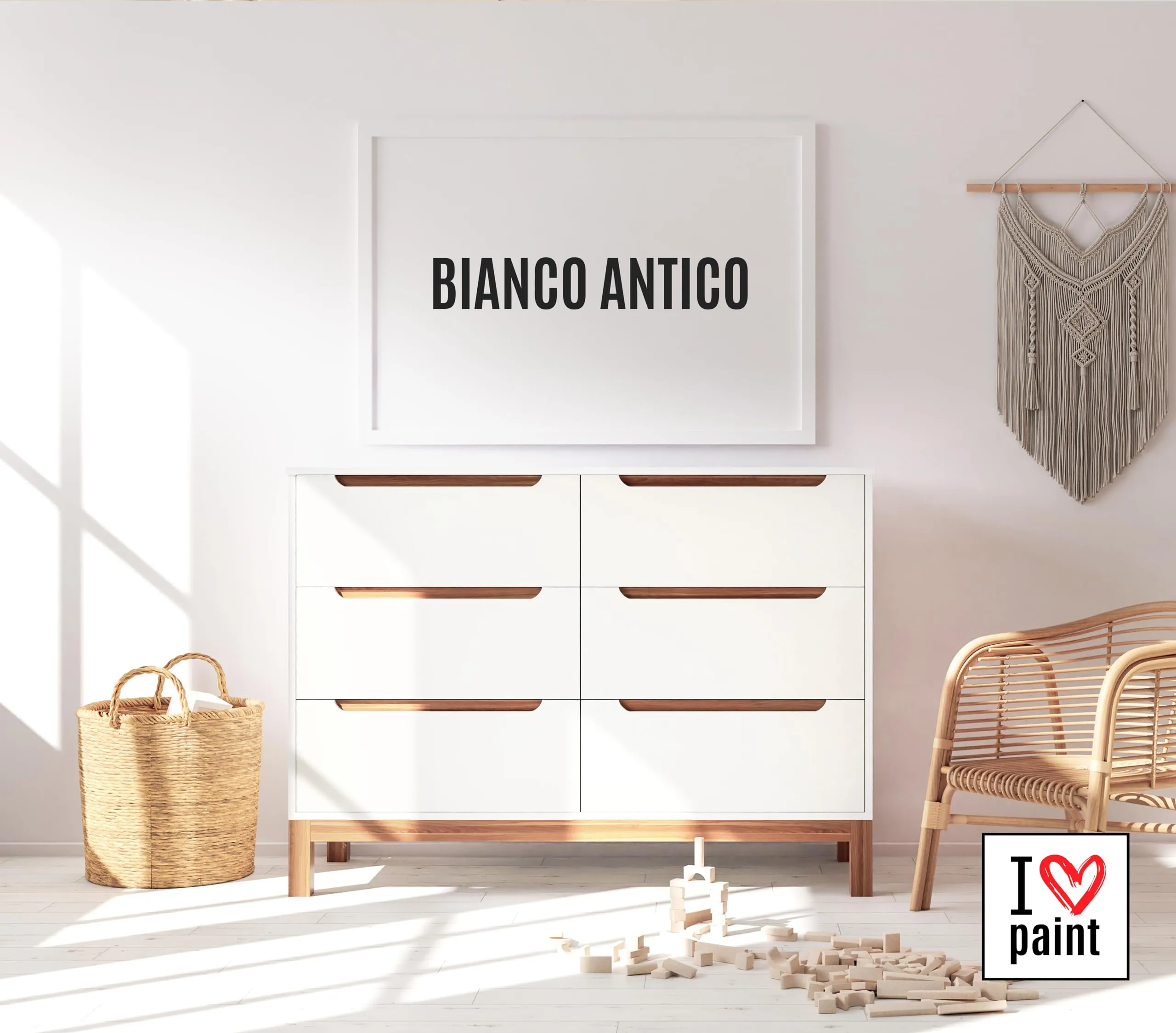 I Love Paint Chalk Paint Bianco Antico 4 Litri - immagine 2
