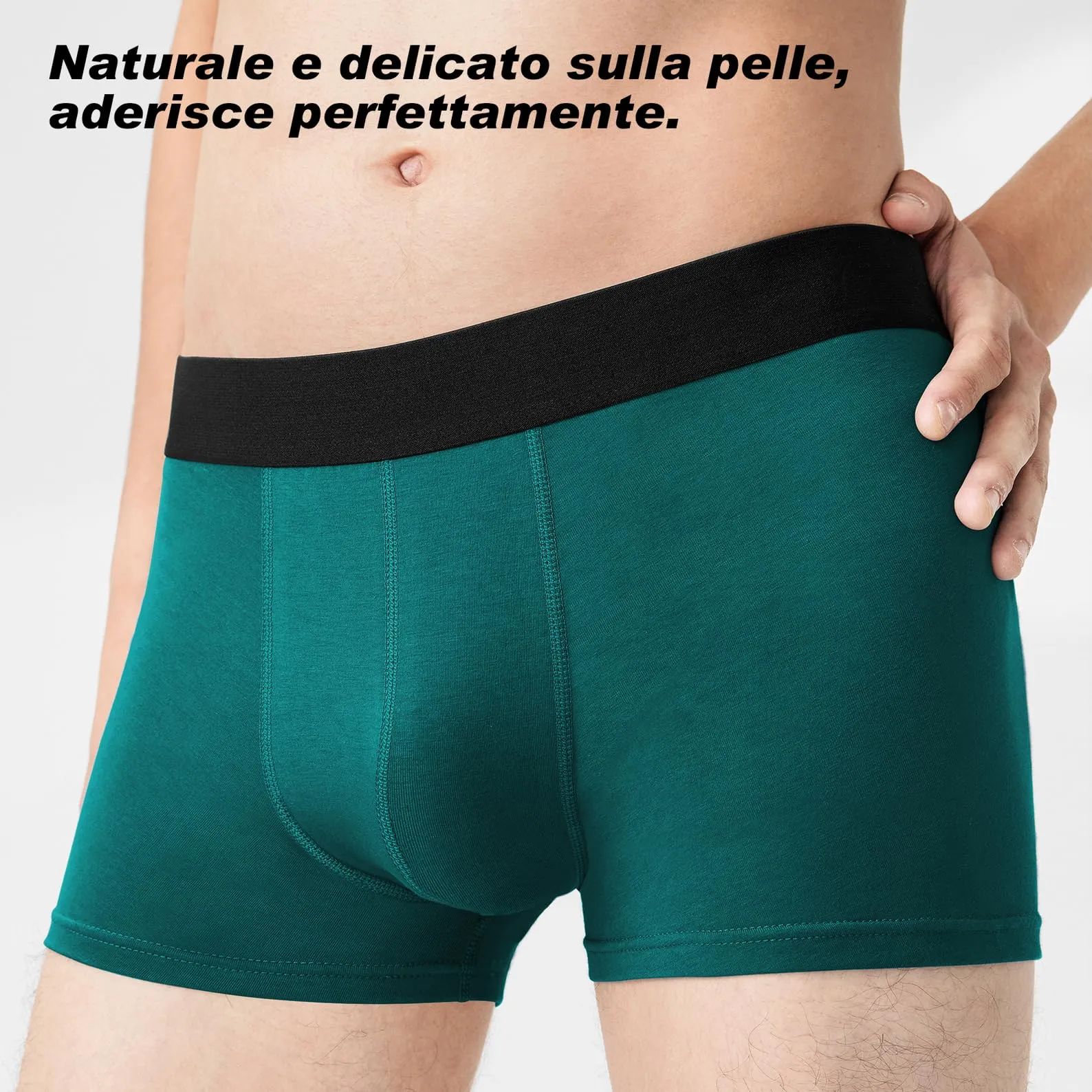 QINCAO Boxer Uomo in Cotone, 6 Pezzi, 3XL - immagine 2