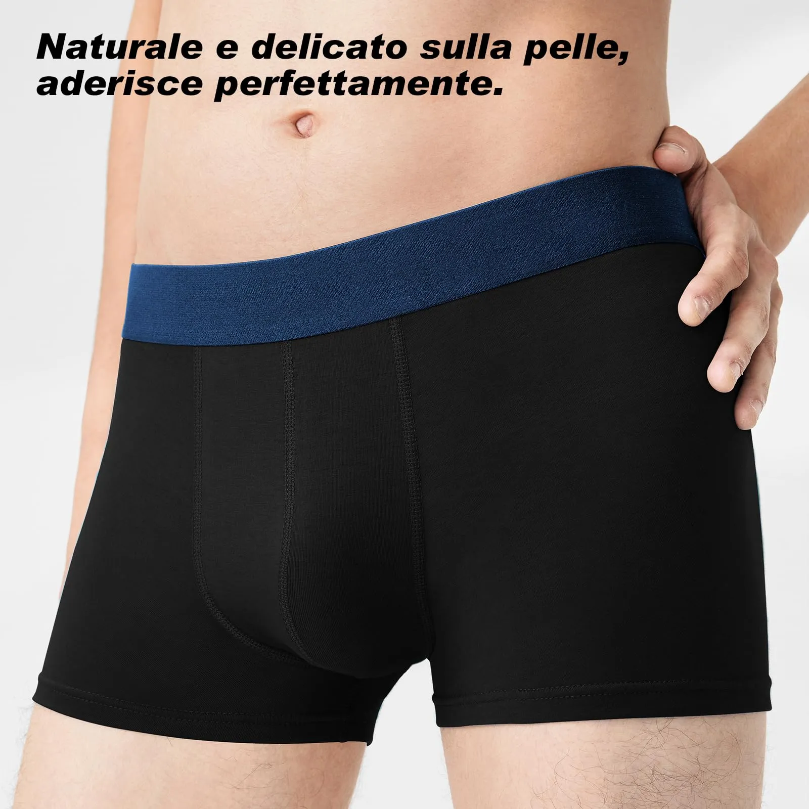QINCAO Boxer Uomo in Cotone, 6 Pezzi - immagine 2