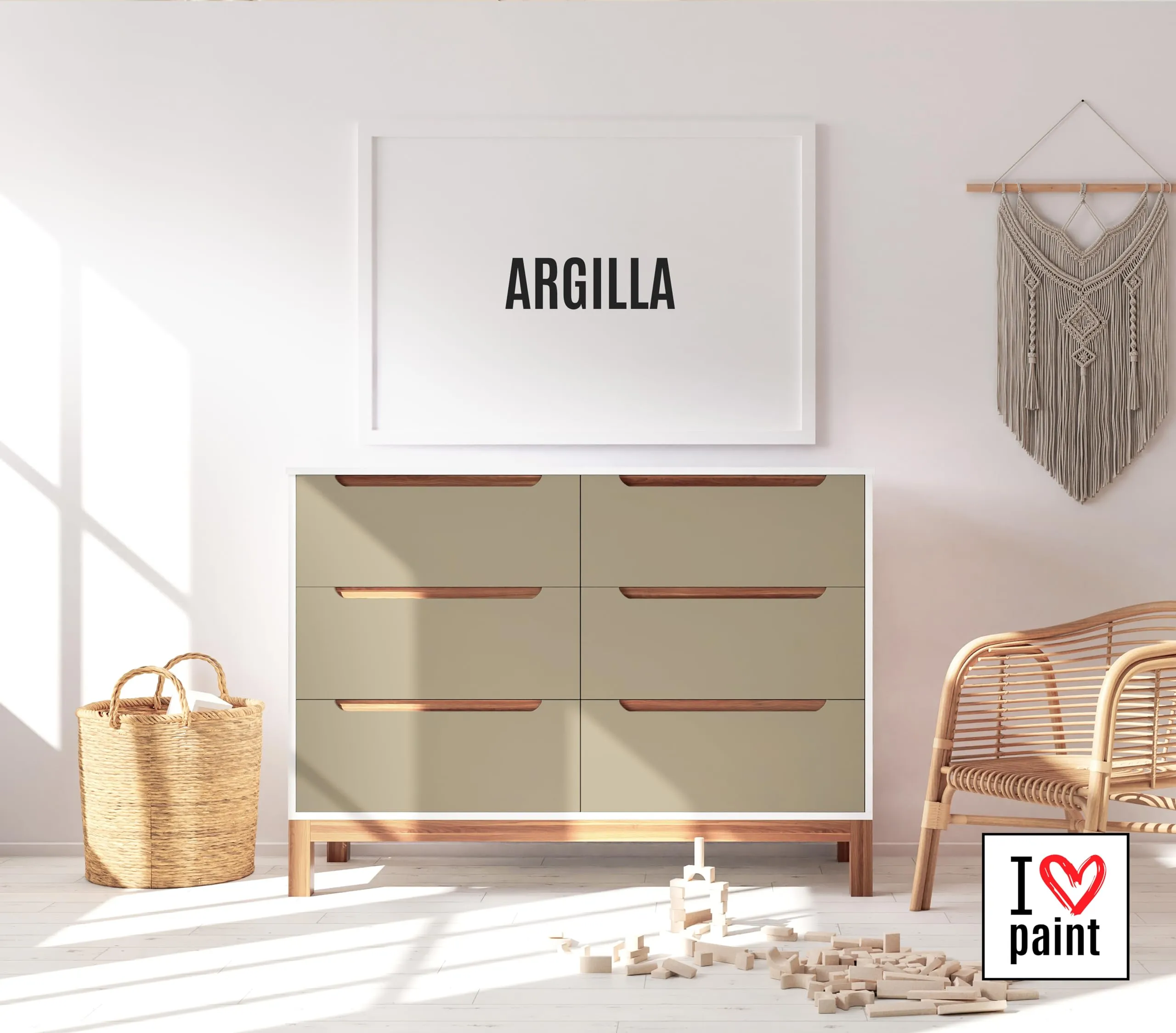 I Love Paint Chalk Paint Colore Argilla 4 Litri - immagine 2