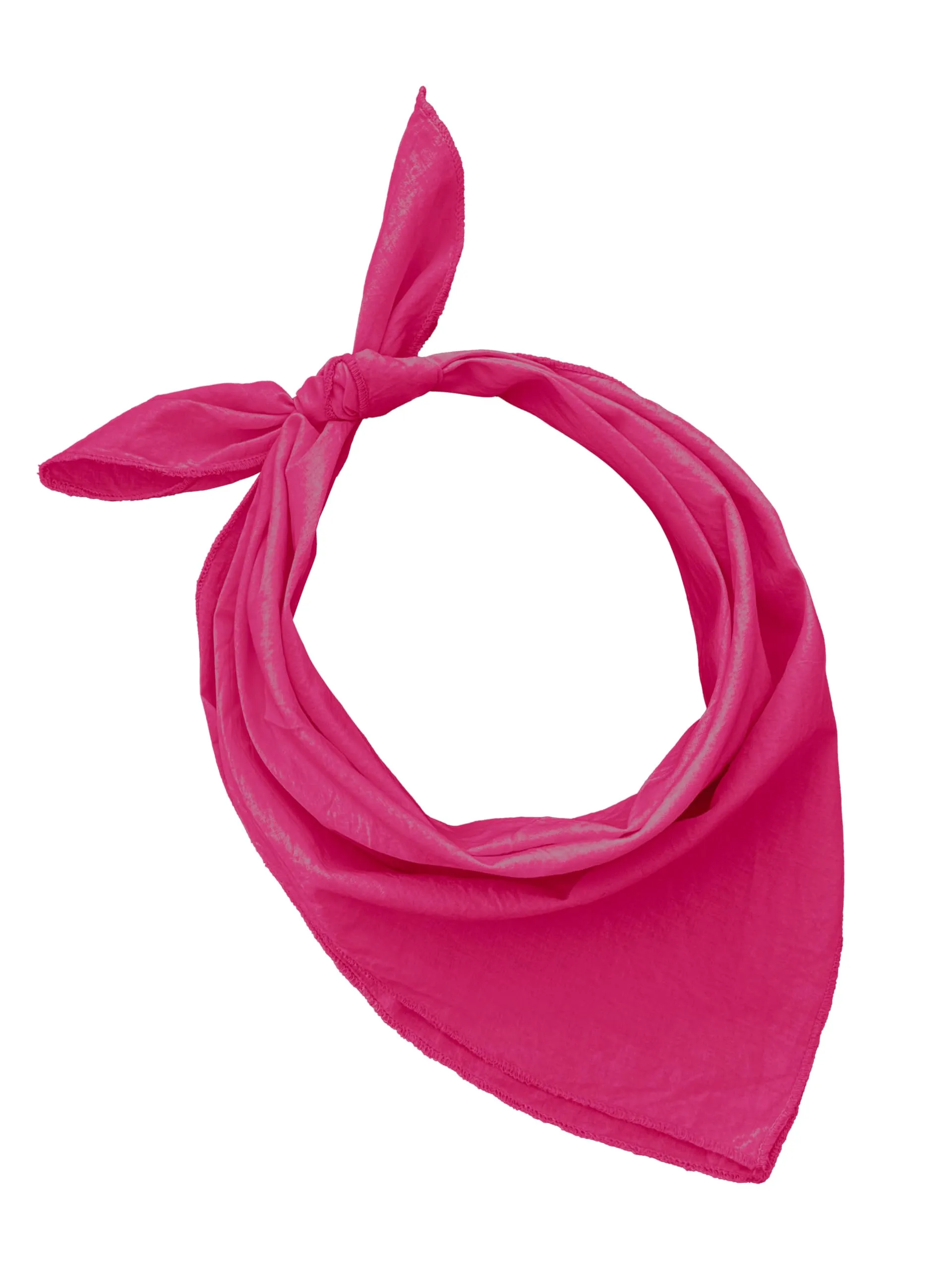 JOPHY & CO. Bandana 100% Cotone Set 5 pz Tinta Unica Fucsia Scuro COD. A644 - immagine 1