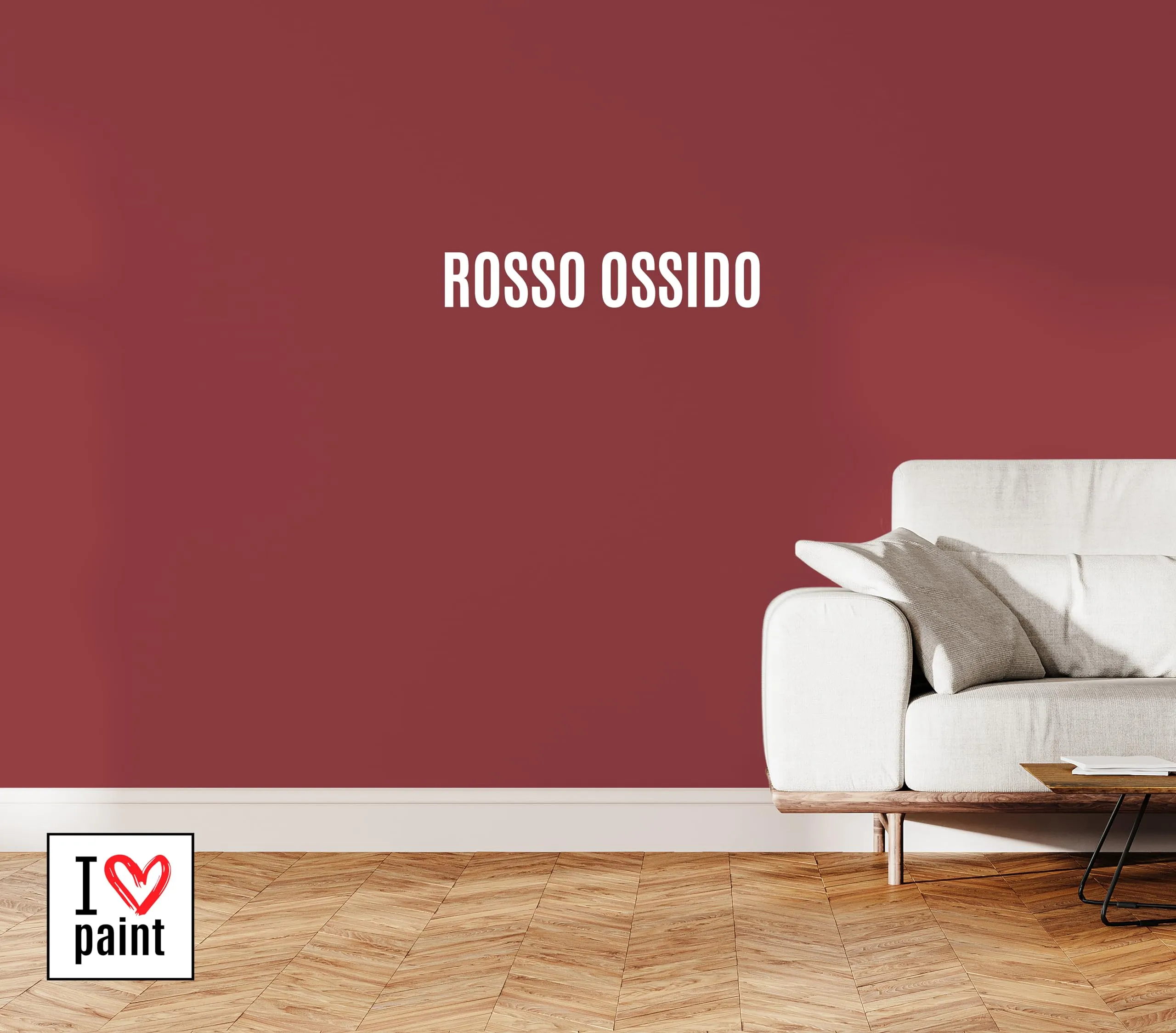 I Love Paint Chalk Paint Rosso Ossido 4 Litri - immagine 3