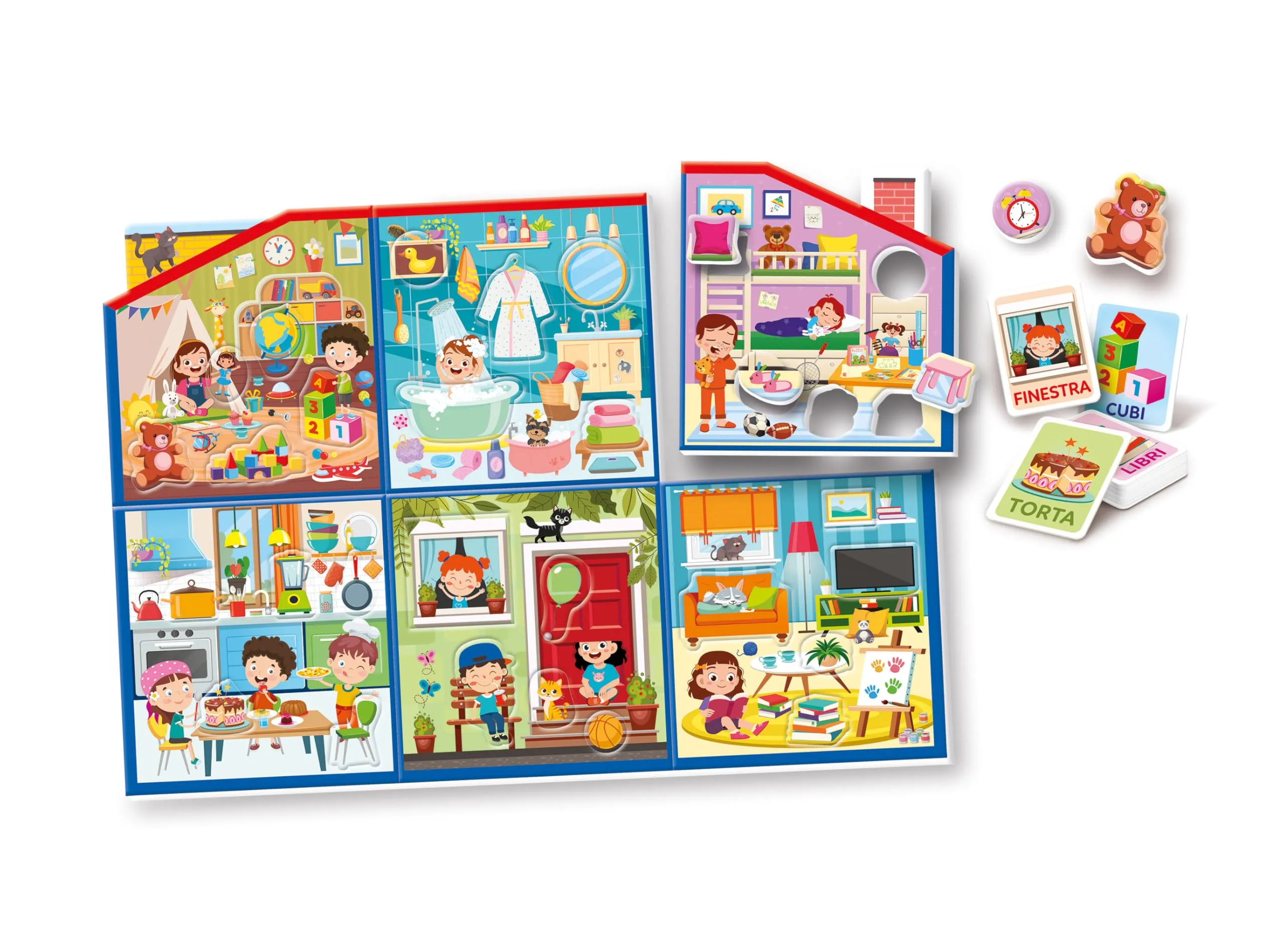 Clementoni Sapientino Montessori La Grande Casa, Gioco Educativo per Bambini 2-4 Anni, 16853 - immagine 2
