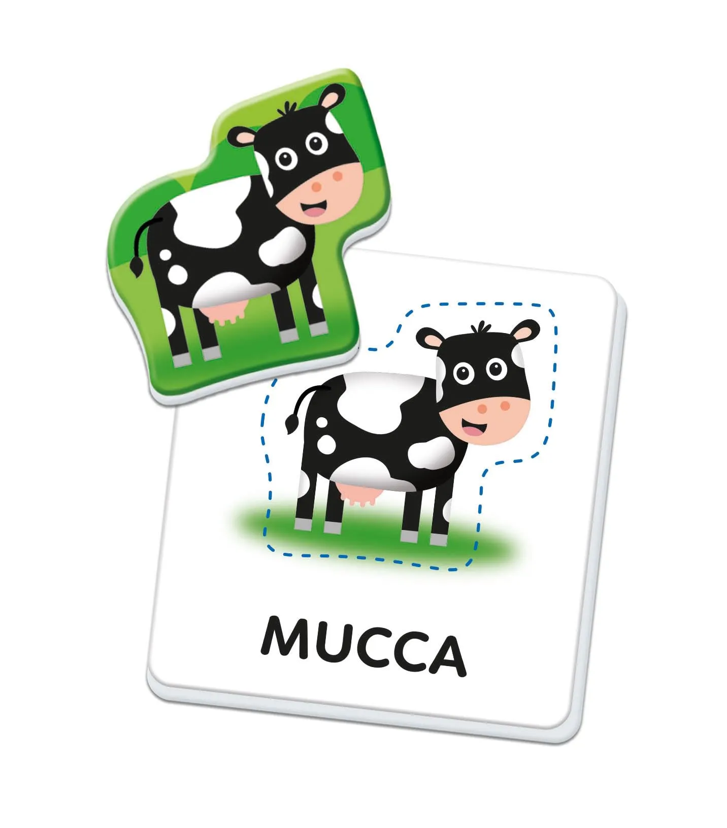 Clementoni Sapientino Montessori Parole in Fattoria, Gioco Educativo con Puzzle Animali, 1-3 Anni, 16864 - immagine 6
