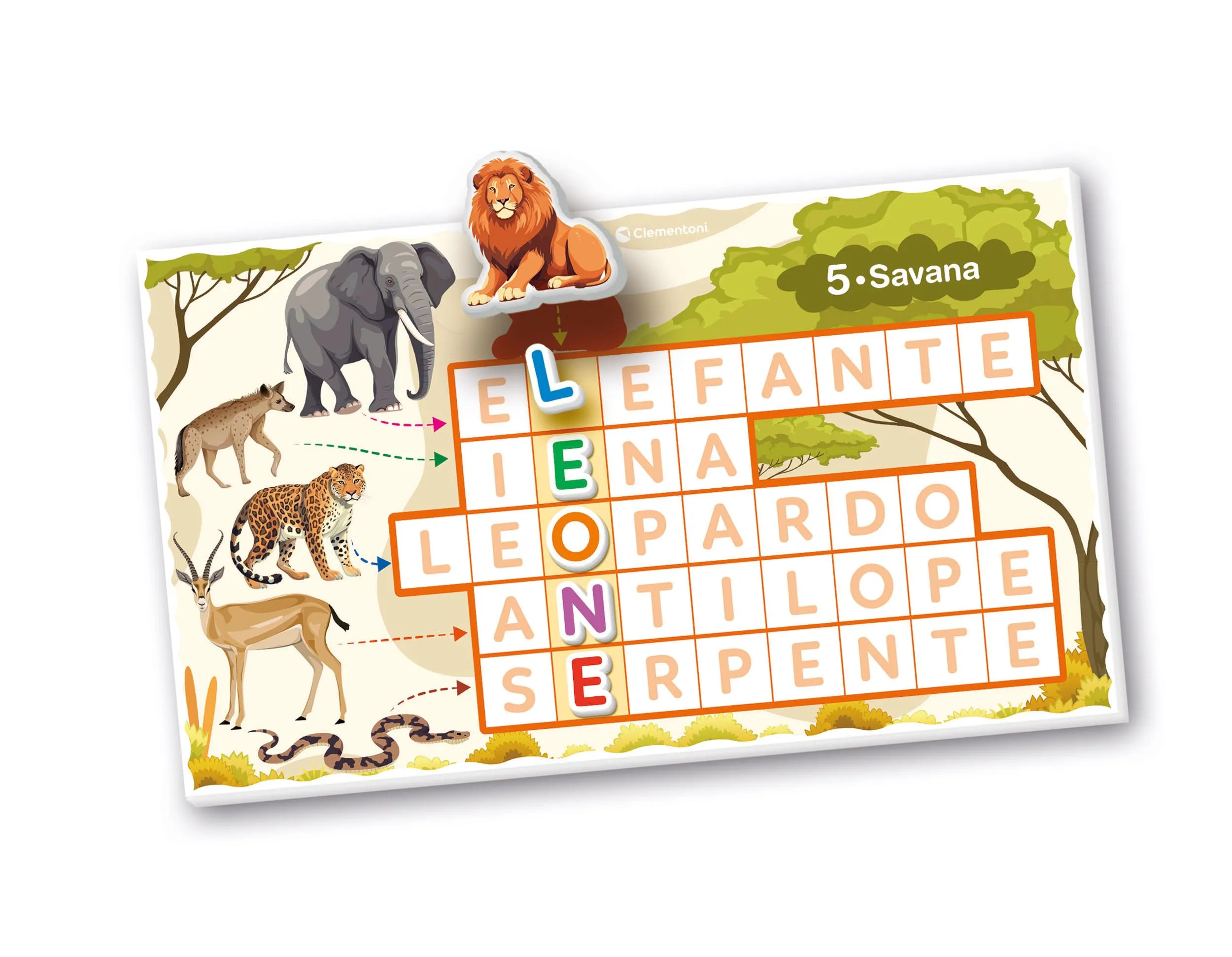 Clementoni Sapientino Logic Lettere e Parole, Gioco Educativo per Bambini 4-6 Anni, 16872 - immagine 5