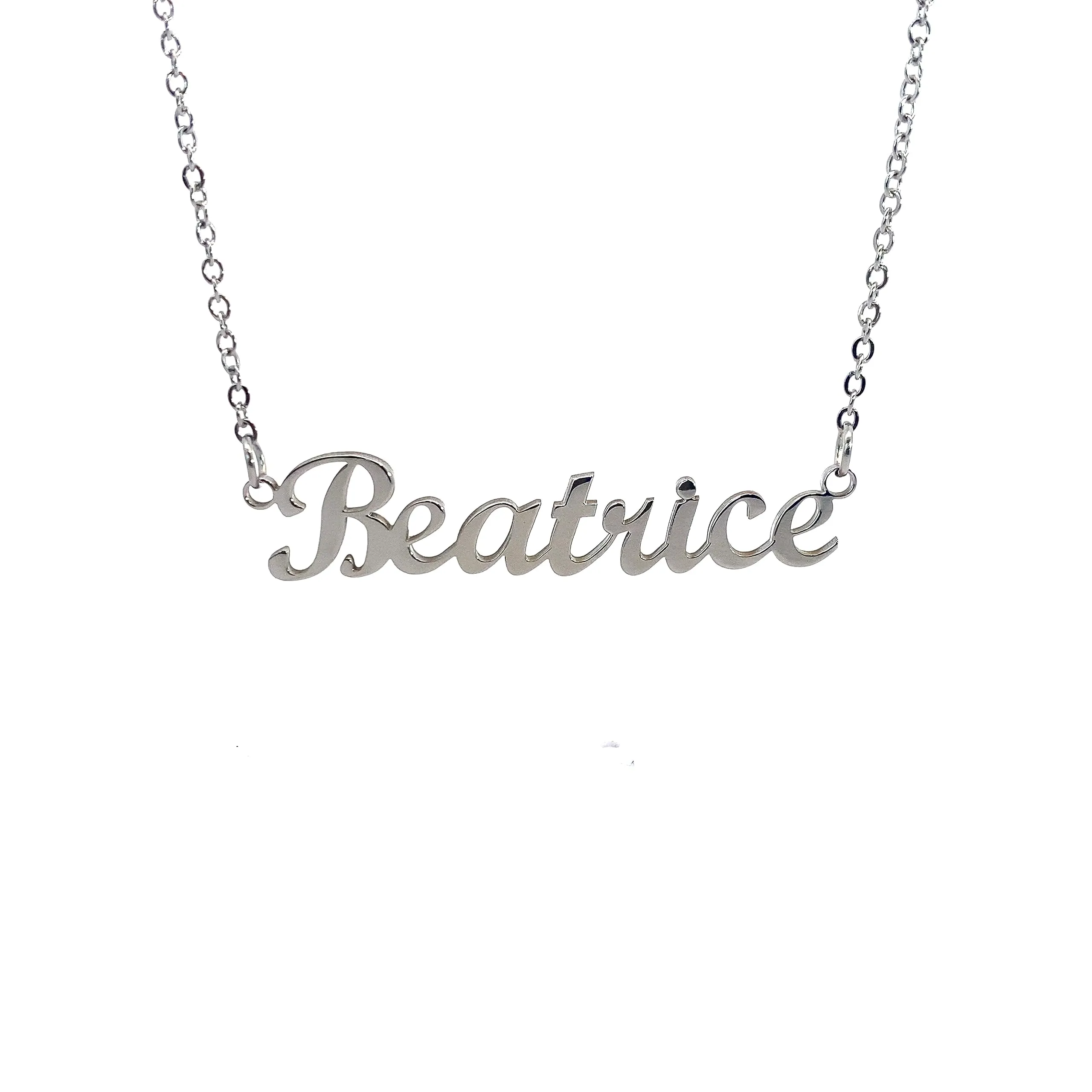 10:10 Collana Donna Nome Personalizzato Beatrice in Acciaio Inox Anallergico - immagine 1